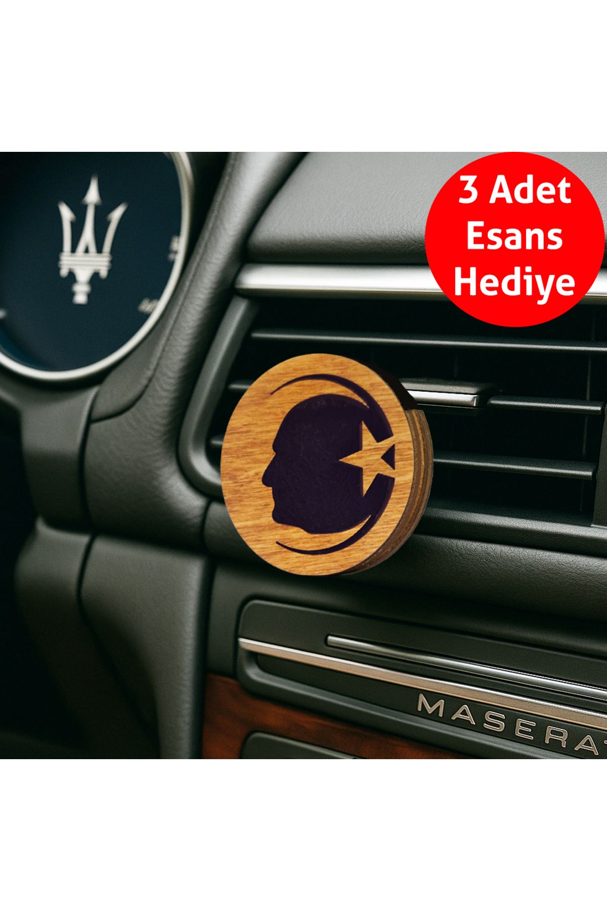 JACOS Frager Ahşap Araba Kokusu Difüzör Oto Koku SandalAğacı Sümbül Zambak Hediye Esans M007