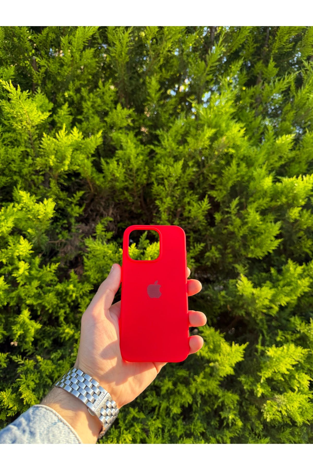 Thelioncase Apple iPhone 15 Pro Lansman Uyumlu İçi Kadife Silikon Kılıf