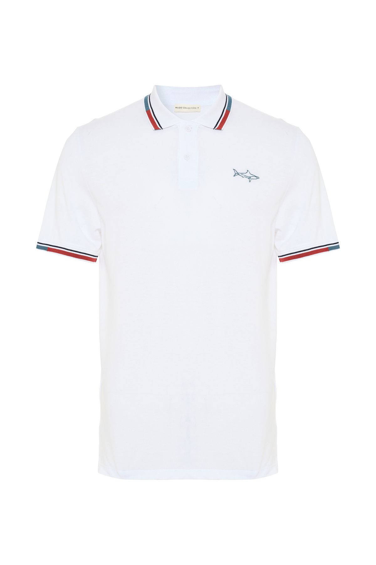 Mudo NAKIŞLI POLO YAKA T-SHIRT