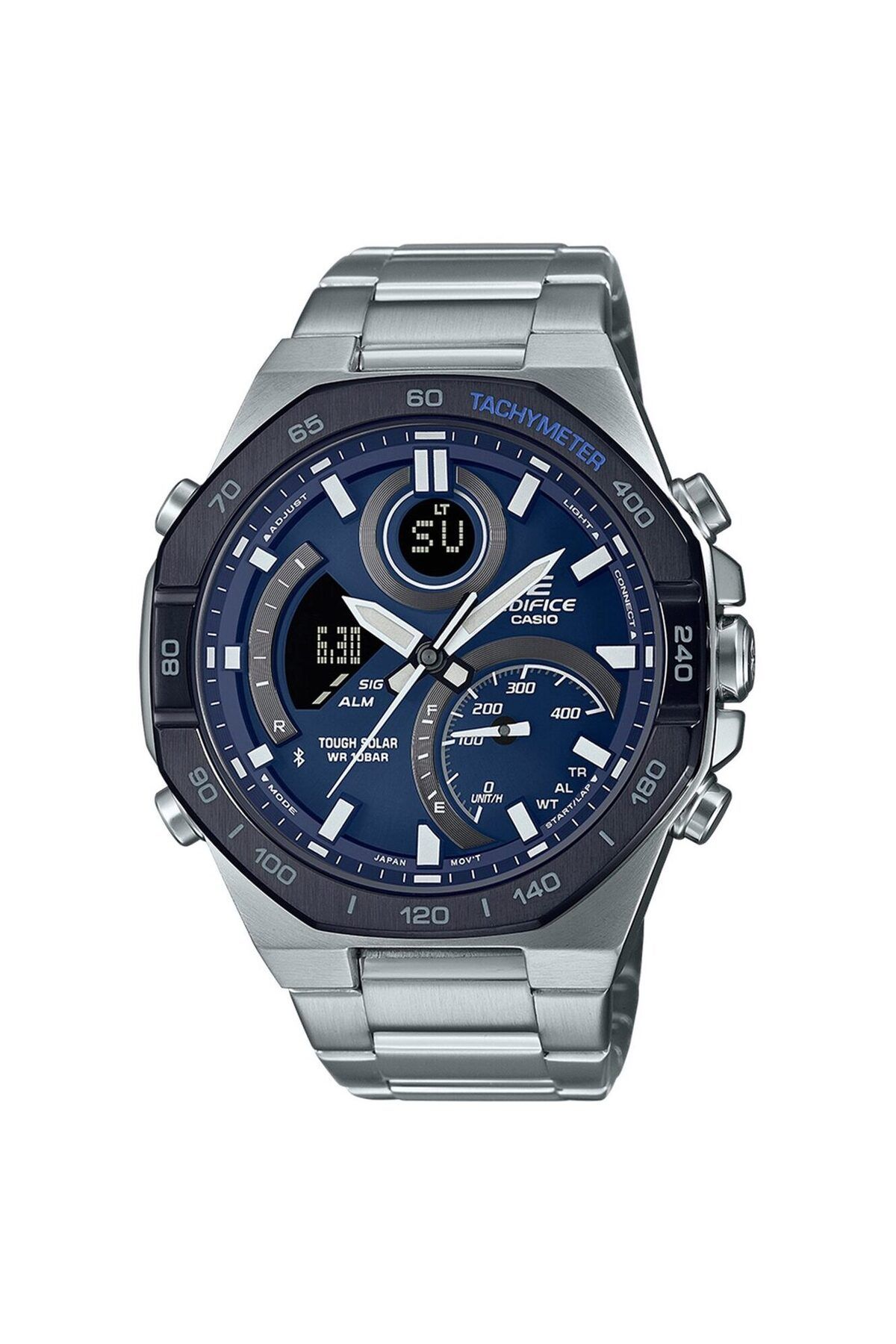 Casio-Ανδρικό Ρολόι Casio ECB-950DB-2AEF, Quartz, 48mm, 10ATM 1