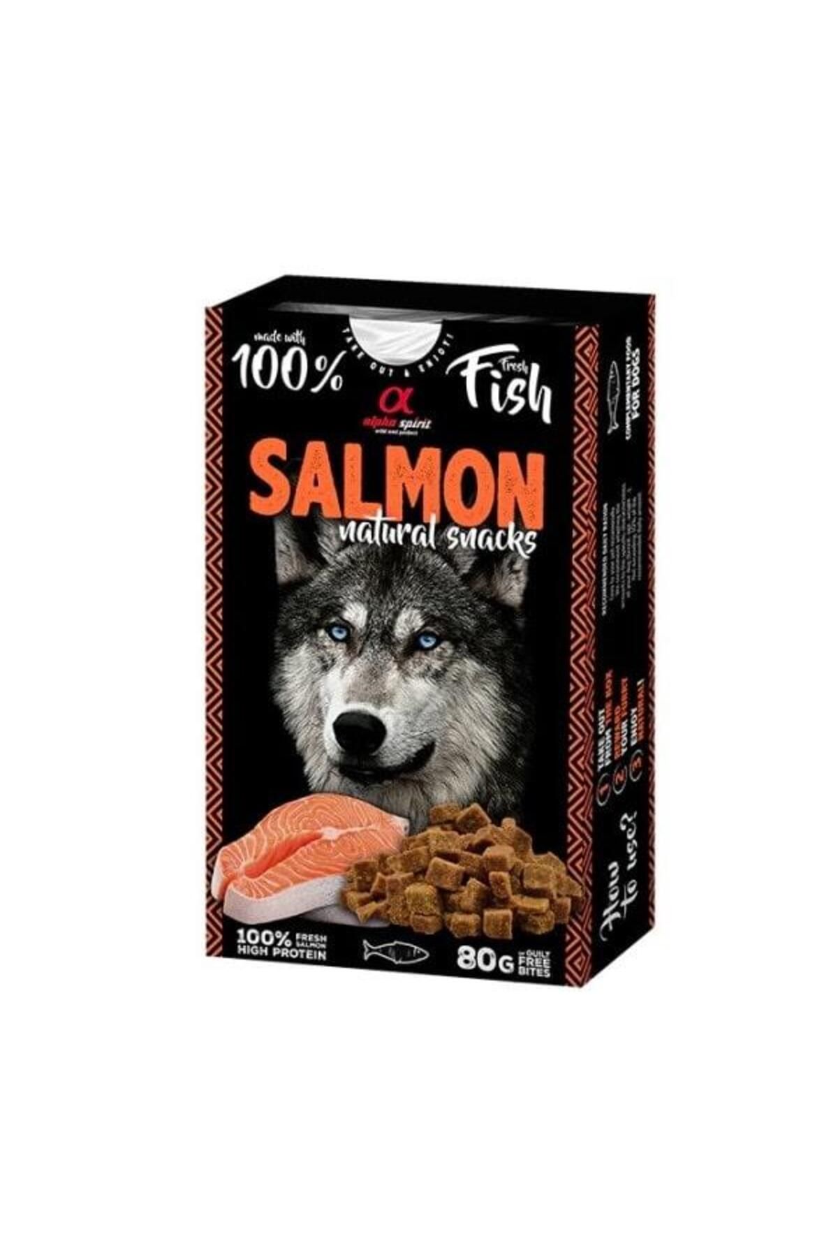 Alpha Spirit Doğal Atşıtırmalık Köpek Ödül Maması Somonlu 80 gr