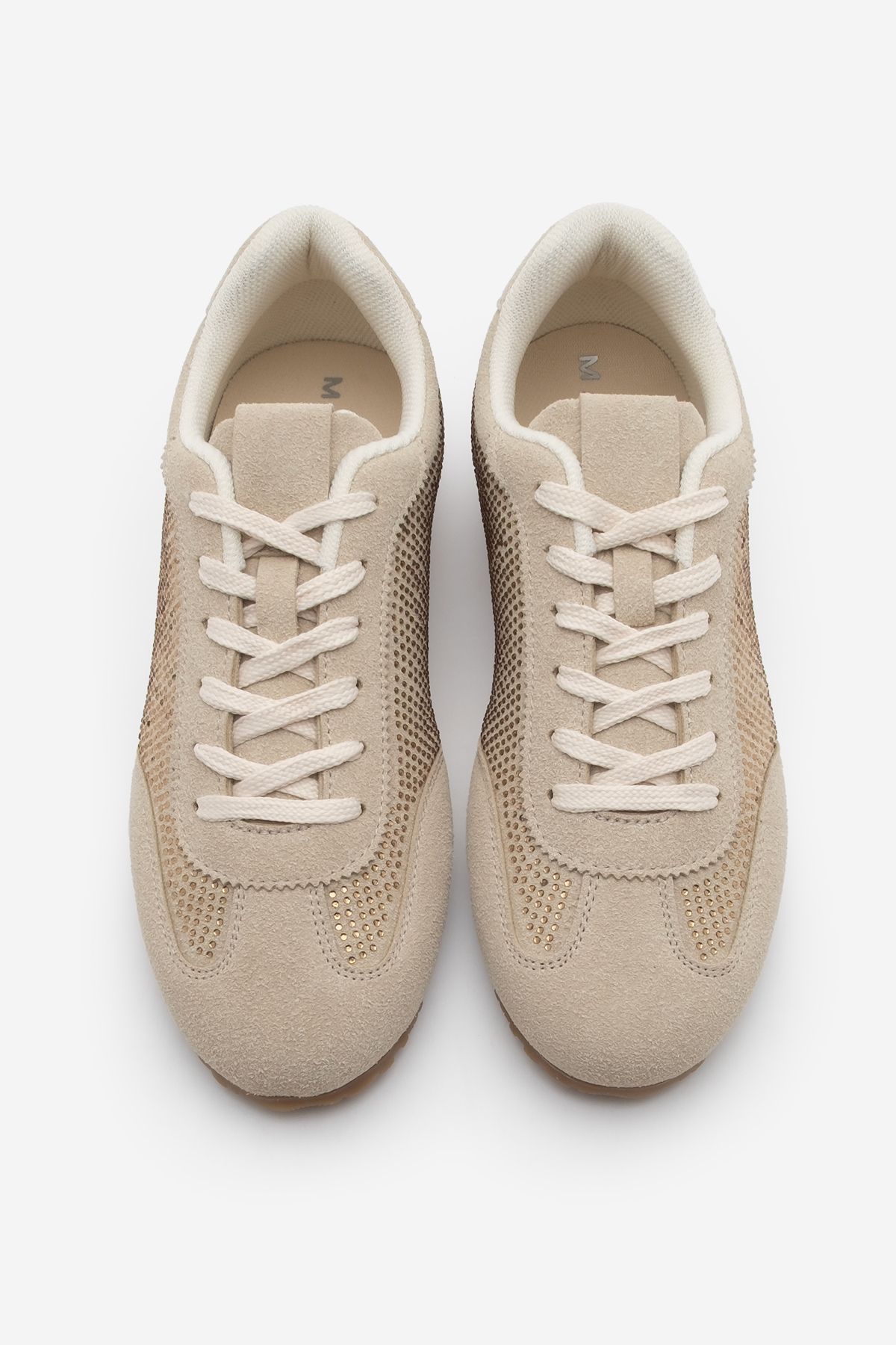 Marjin-Damen Stone Sneaker Sportschuhe Beige/Frost Candy 7