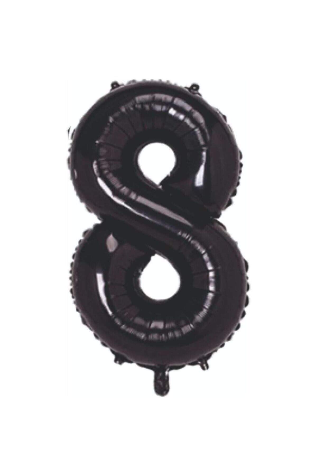 TATLI GÜNLER 26" 74 CM FOLYO BALON RAKAM 8 MAT SİYAH