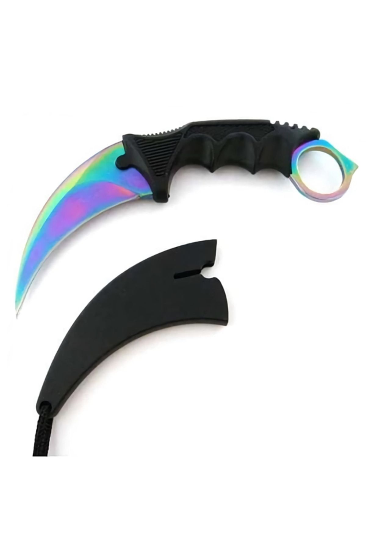 Depox Cuțit Karambit, Stea Curcubeu, Ideallstore , 18,5 Cm - One Size