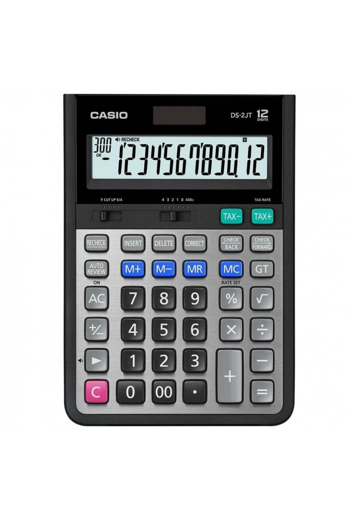 Casio Ds-2Jt Profesyonel 12 Hane İşlem Kontrollü Masa Üstü Hesap Makinesi