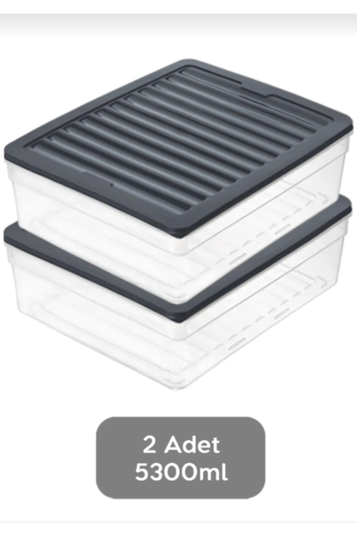 Soft Chef-Refrigerator Organizer Freezer Compatible Storage Container, 5300 ml Deep Freezer Container 3