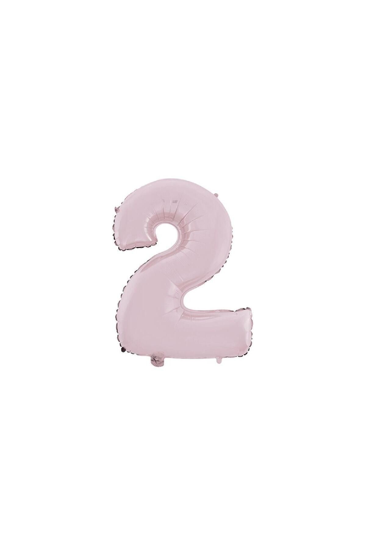 TATLI GÜNLER 26" 74 CM FOLYO BALON RAKAM 2 MAT PEMBE