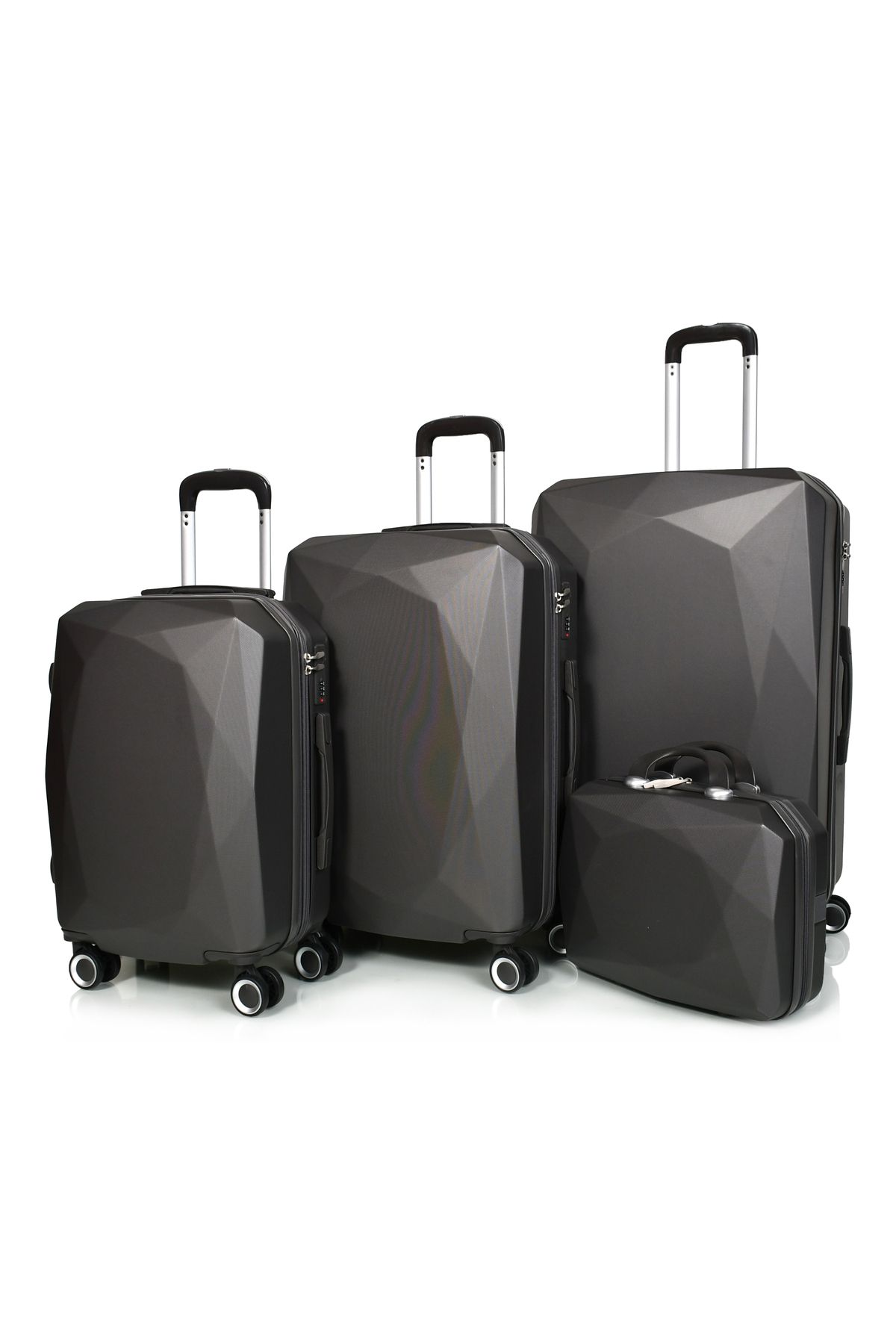MORANO-Morano 4-Piece Luggage Set Durable and Lightweight Spinner Wheeled Suitcase with Numbered Security Lock 1