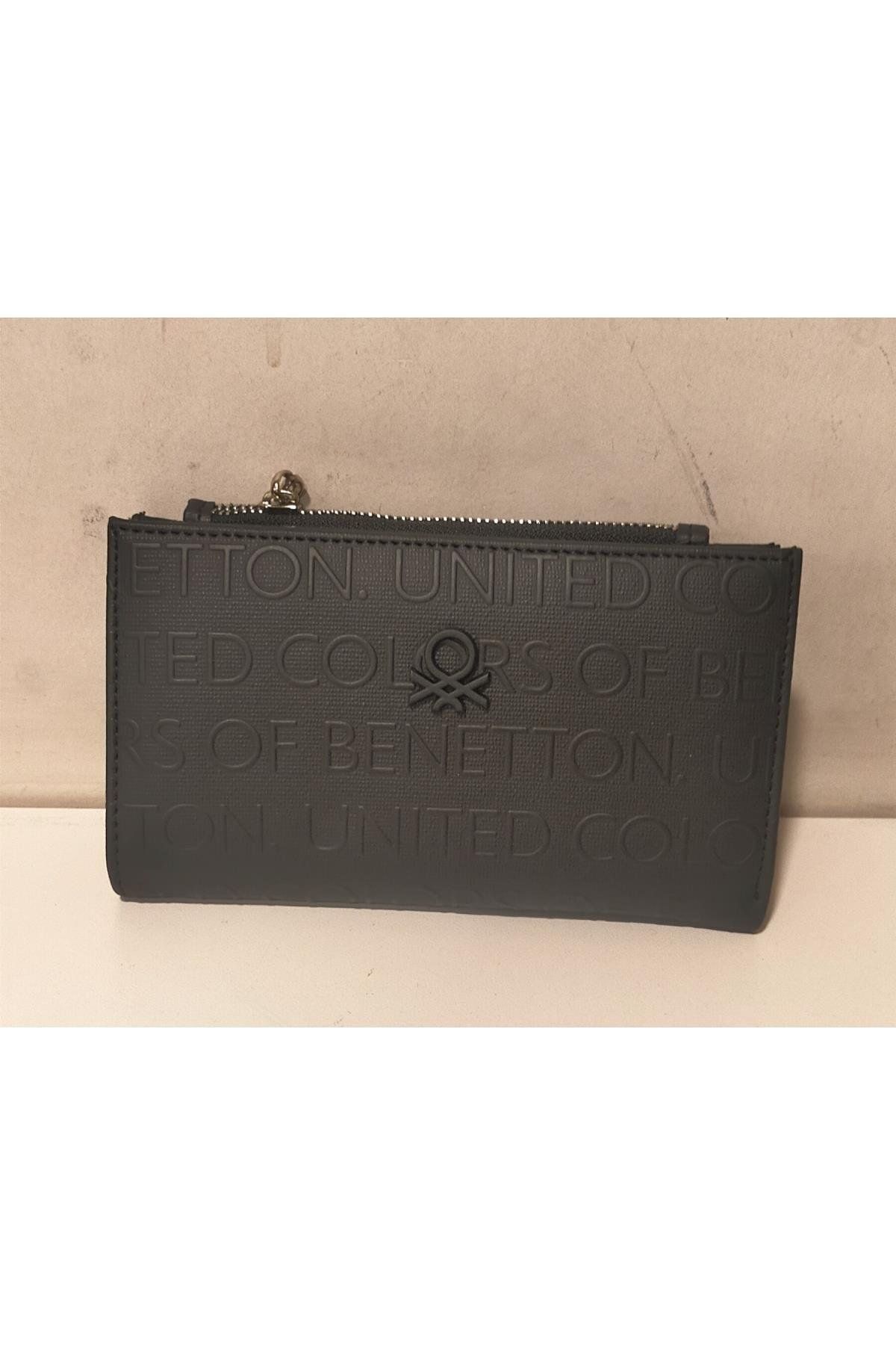 United Colors of Benetton BNT563 Siyah Kadın Cüzdanı