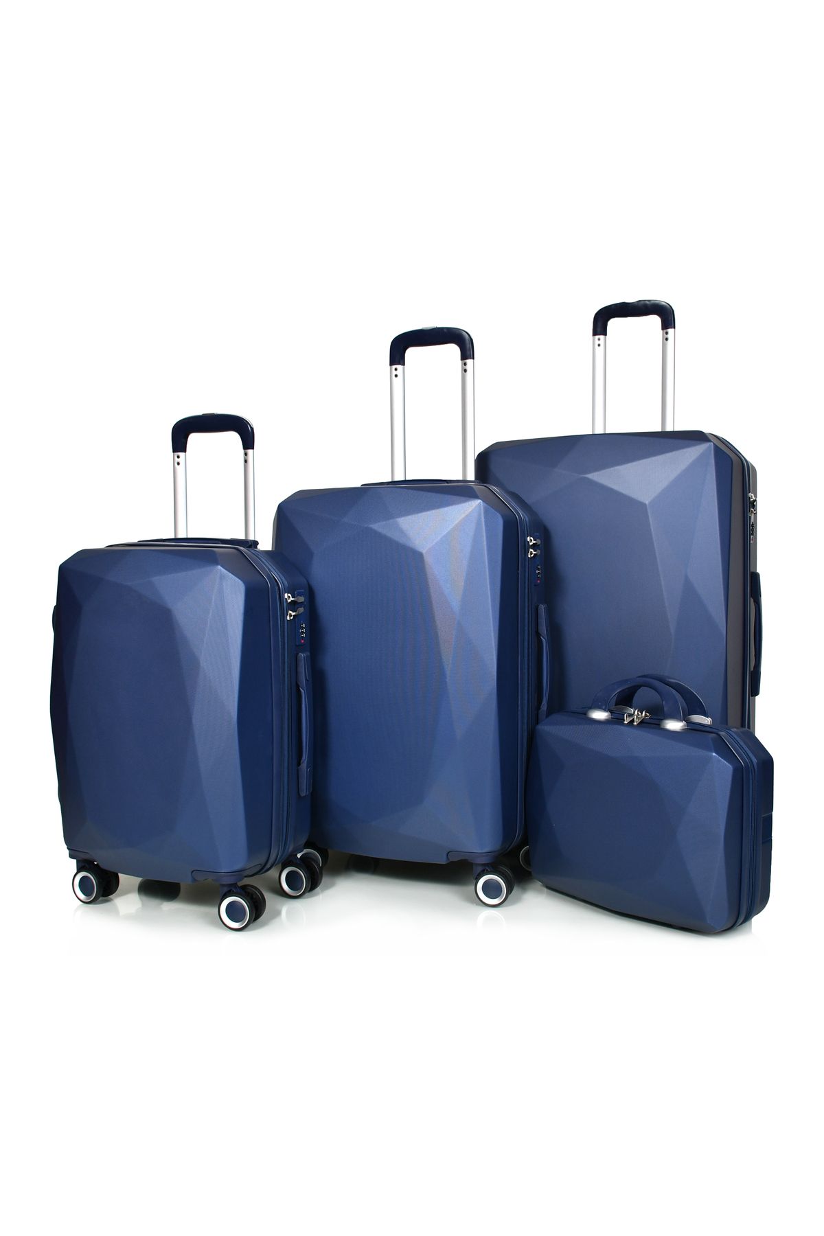 MORANO-Morano 4-Piece Luggage Set Durable and Lightweight Spinner Wheeled Suitcase with Numbered Security Lock 1