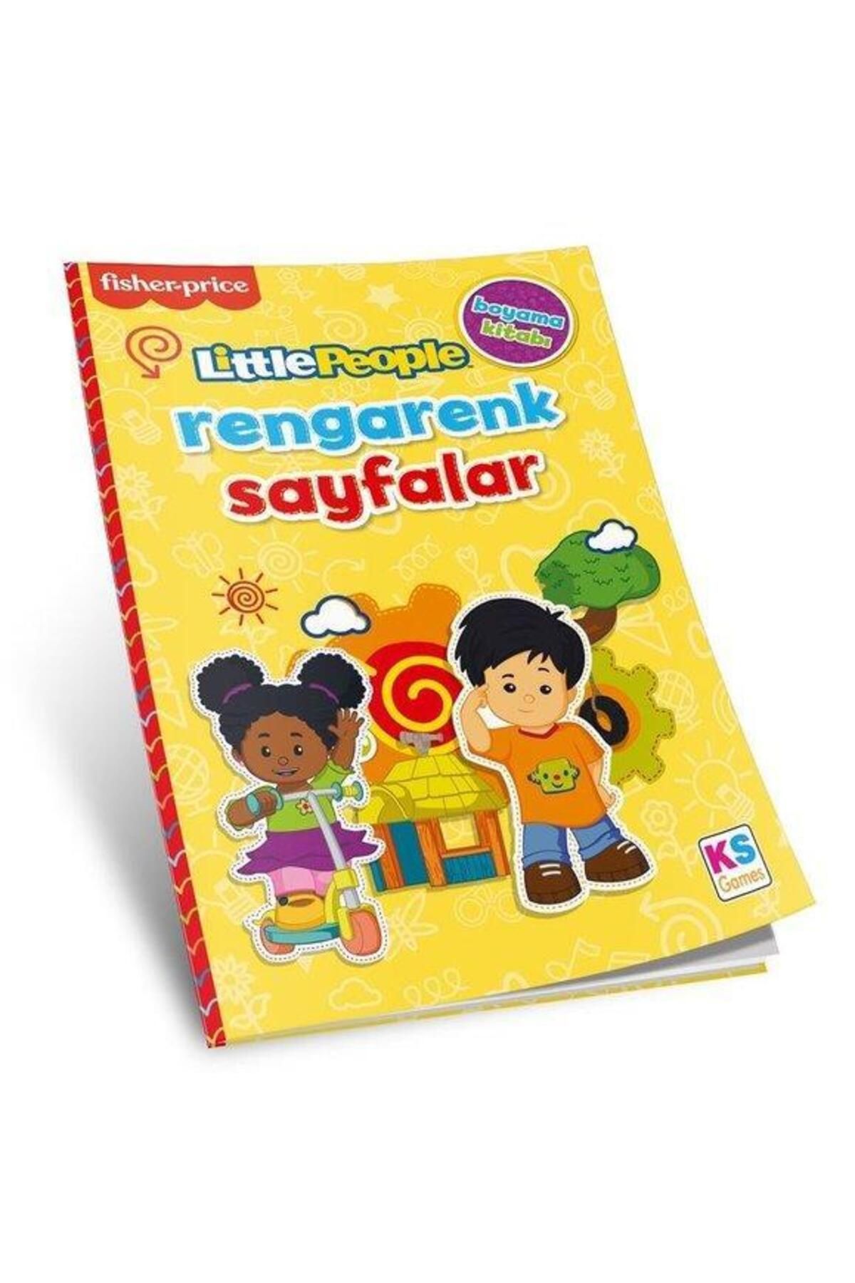 Ks Puzzle Little People Coloring Book Rengarenk Sayfalar Sarı