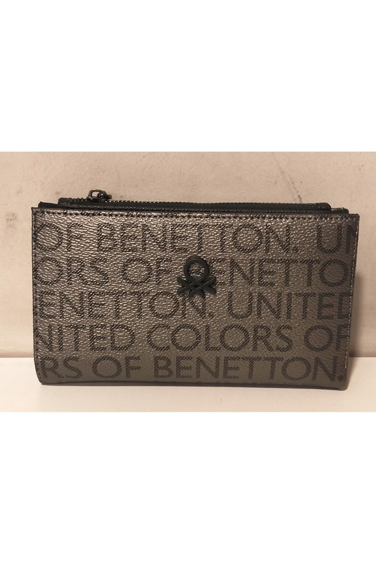 United Colors of Benetton BNT848 Platin Kadın Cüzdanı