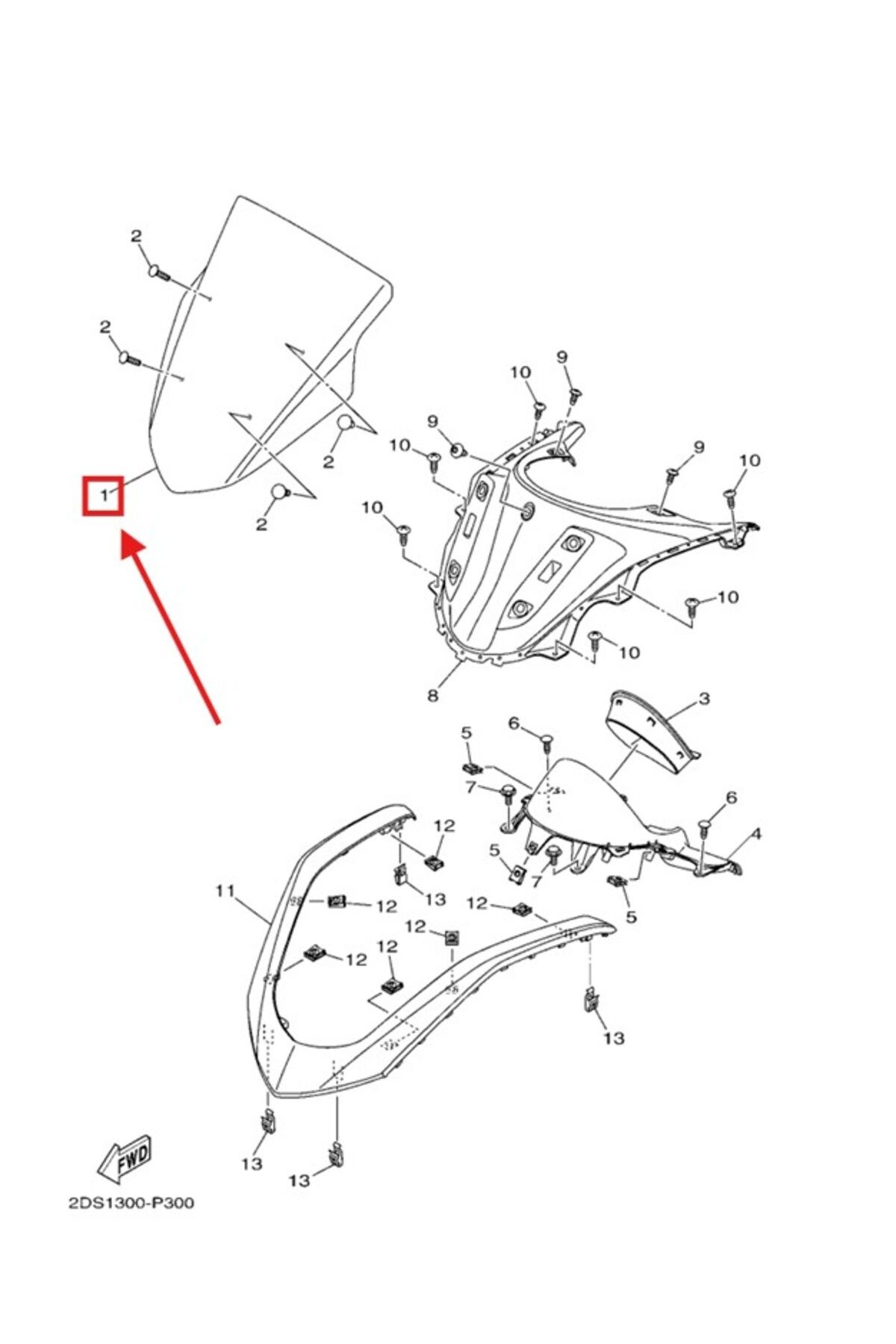 Yamaha NMAX SİPERLİK CAMI (2015-2020)