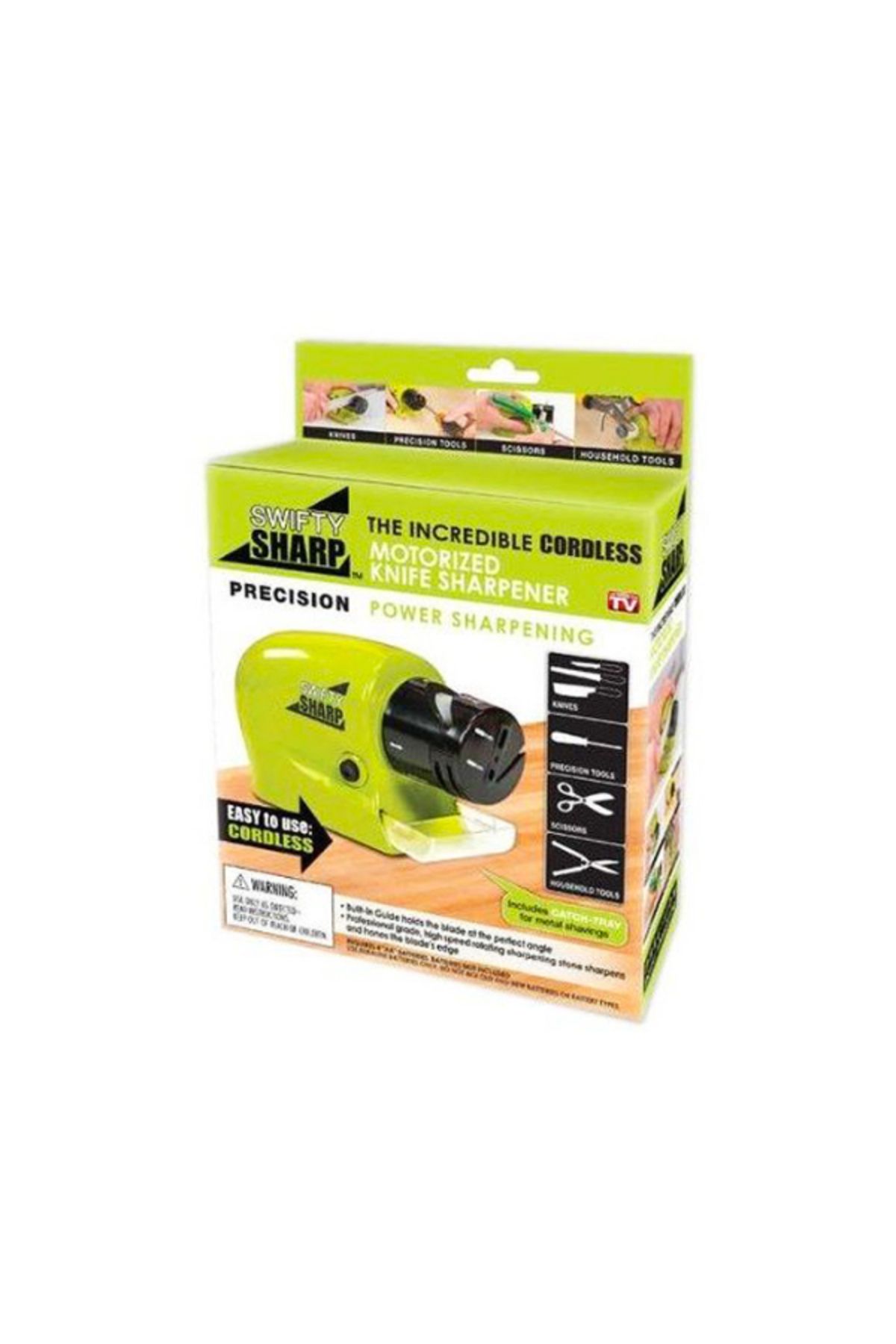 MACON-Multifunction Cordless Knife Sharpener – Motorized, Sharpens All Blades Efficiently 5