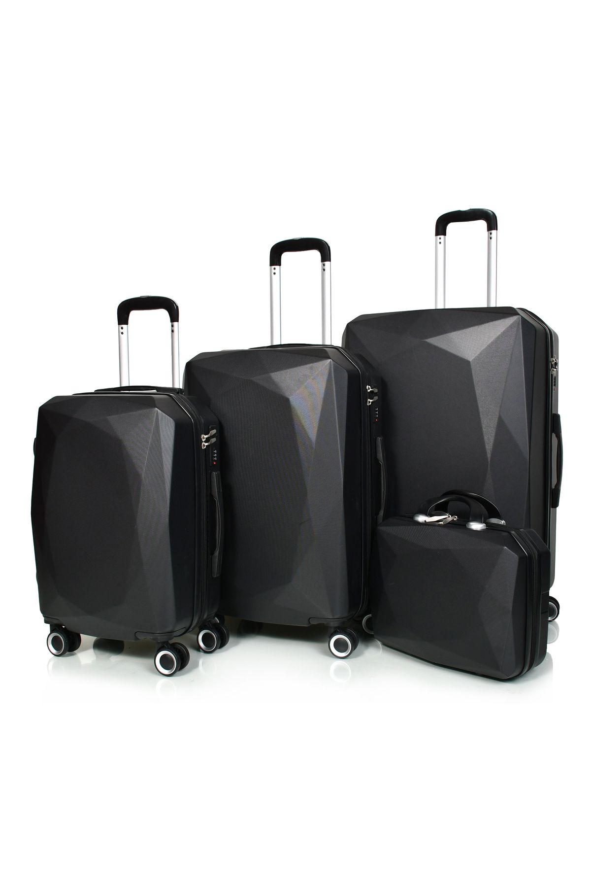MORANO-Morano 4-Piece Luggage Set Durable and Lightweight Spinner Wheeled Suitcase with Numbered Security Lock 1