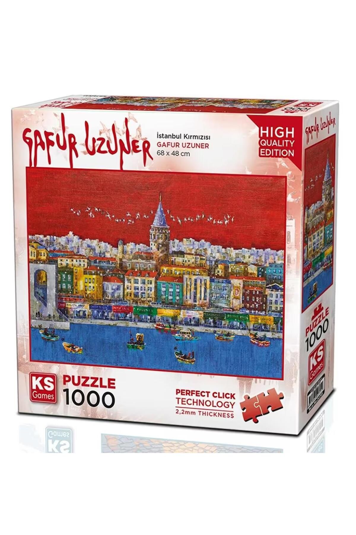 Ks Puzzle İstanbul Kırmızısı Puzzle 1000 Parça