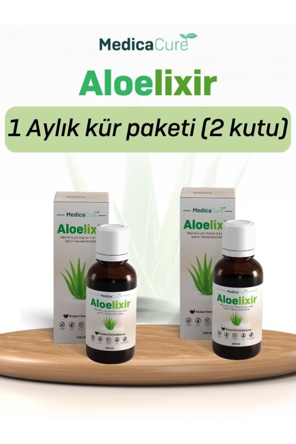 medicacure Aloelixir Kür Paketi (2 kutu)