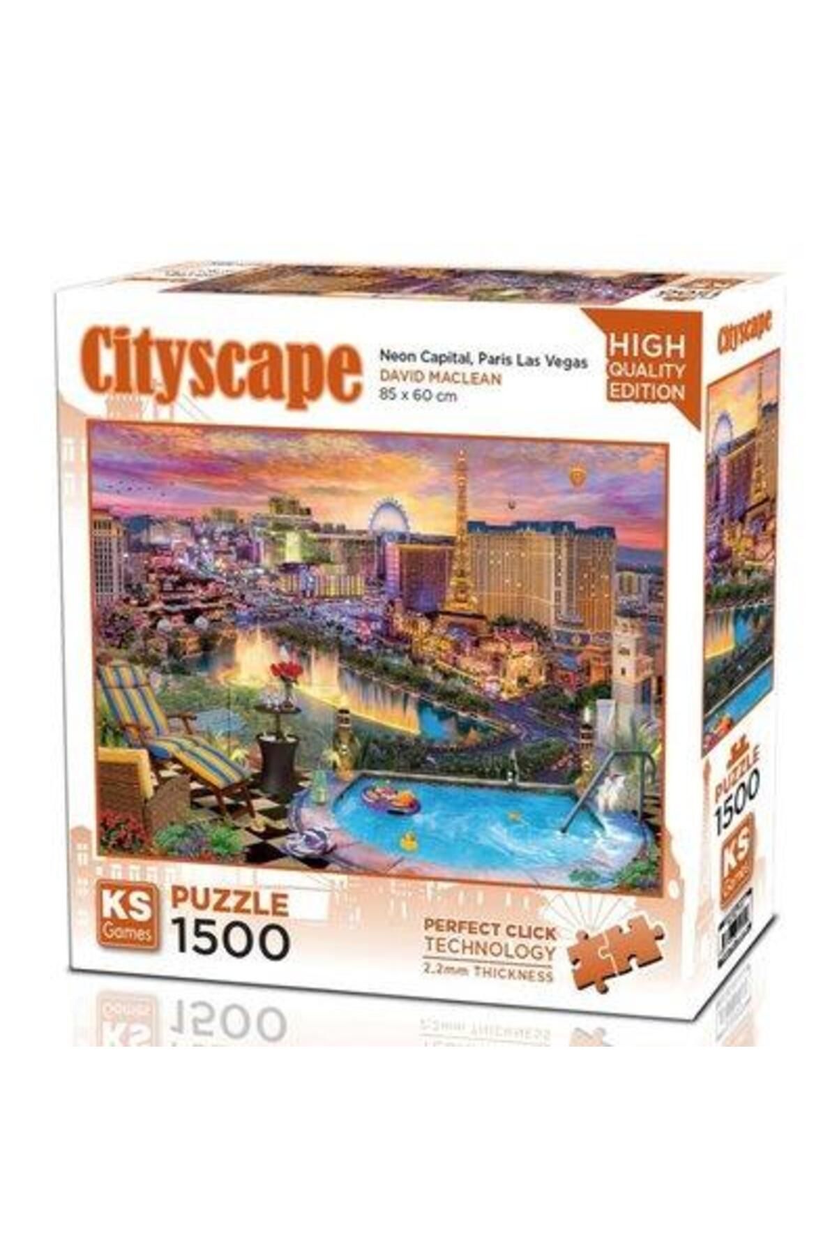 Ks Puzzle Neon Capitalparis Las Vegas Puzzle 1500 Parça