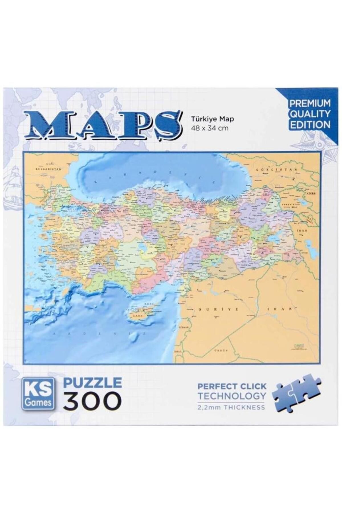 Ks Puzzle Türkiye Map Puzzle 300 Parça