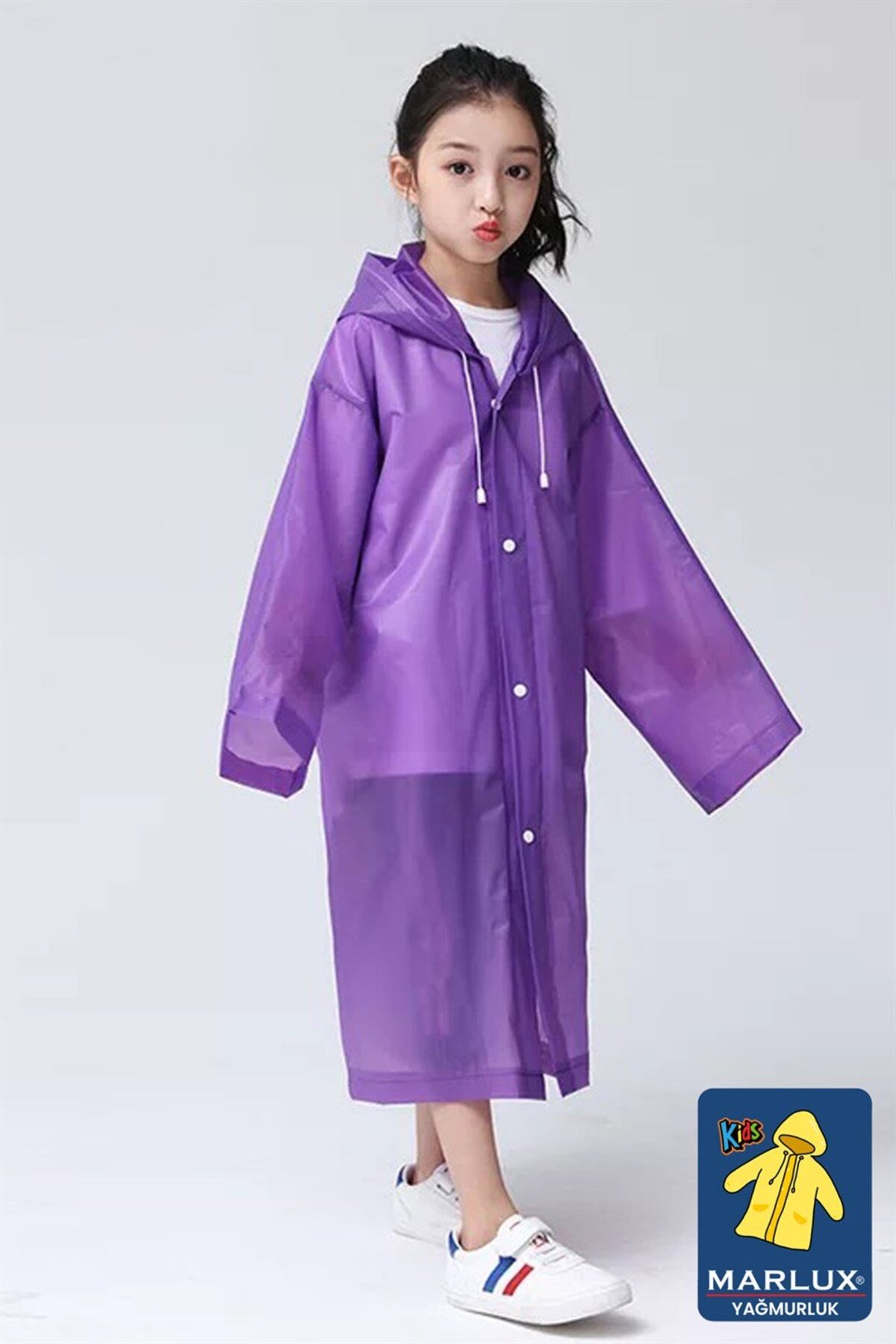 Marlux Mor Çocuk Yağmurluk MARCYGM004 fotoğrafı 2 (önizleme)
