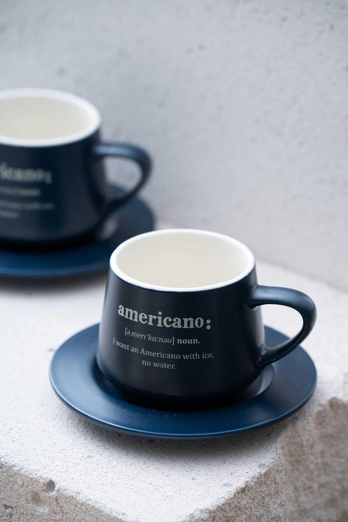 ACAR Americano 2 Kişilik Kahve Fincan Takımı - 200 ml