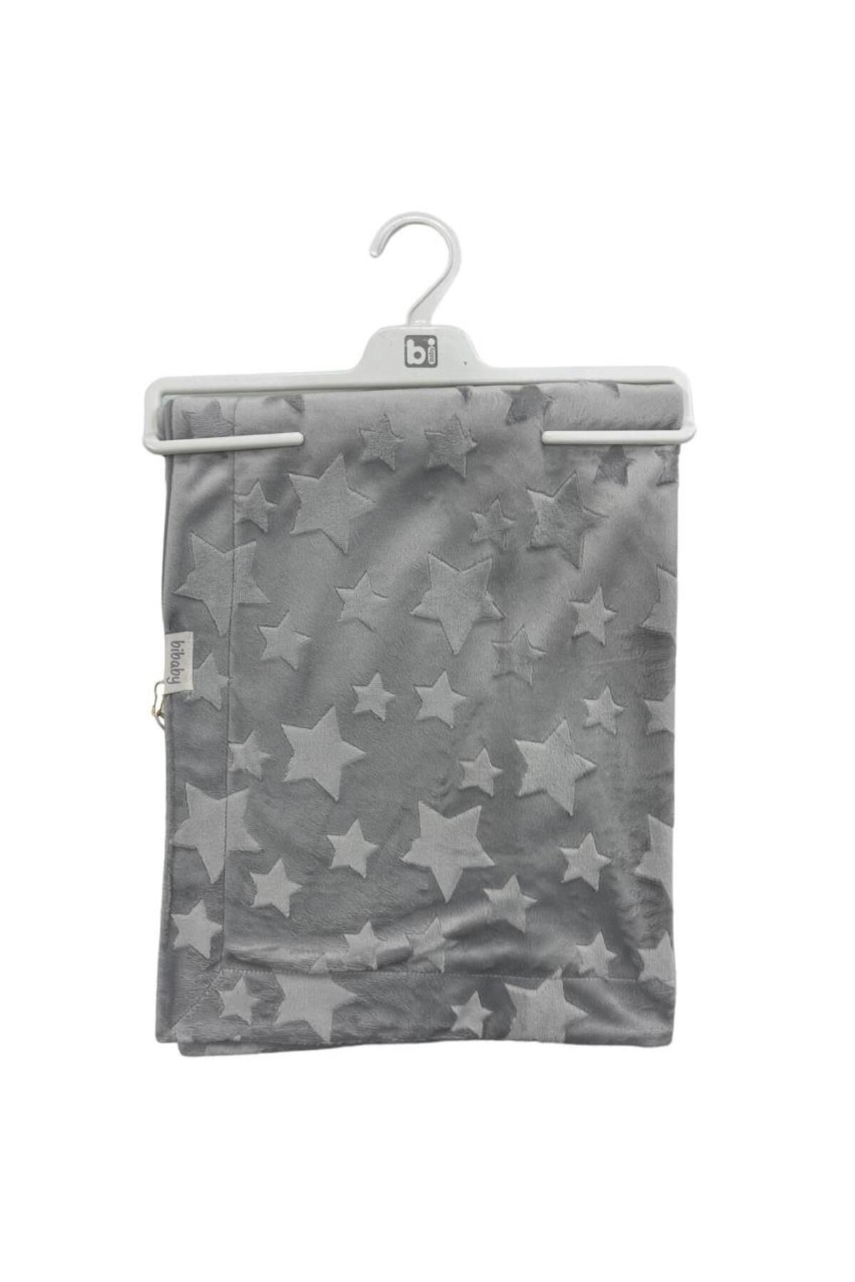 çankaya giyim uğur çankaya Nessiworld Nessiworld Bibaby Jacquard Star 82x90 Battaniye 64726 Grey