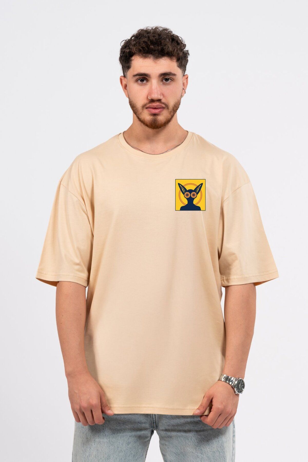 LUMARTA Oversize Darko Baskılı Tshirt