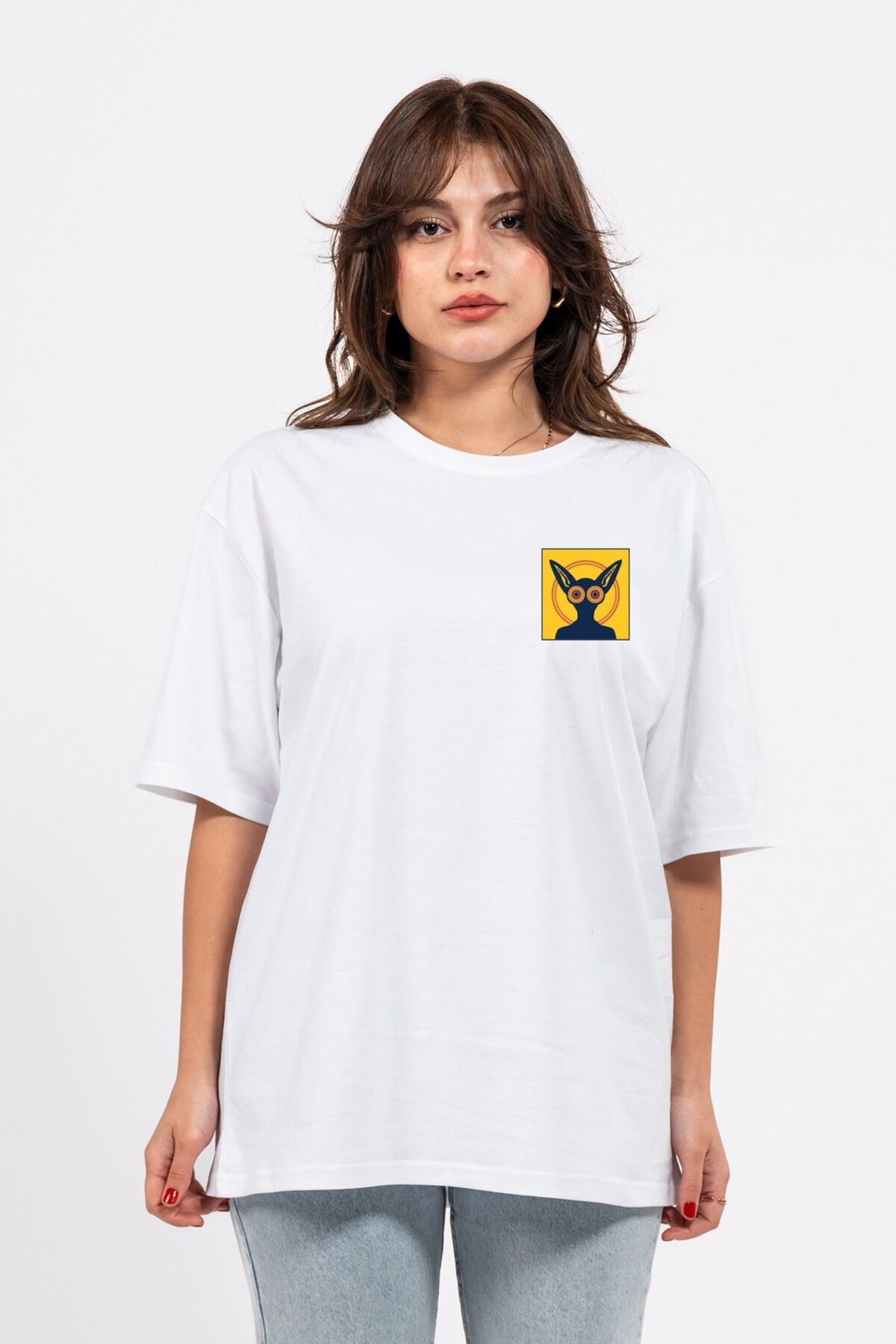 LUMARTA Oversize Darko Baskılı Tshirt