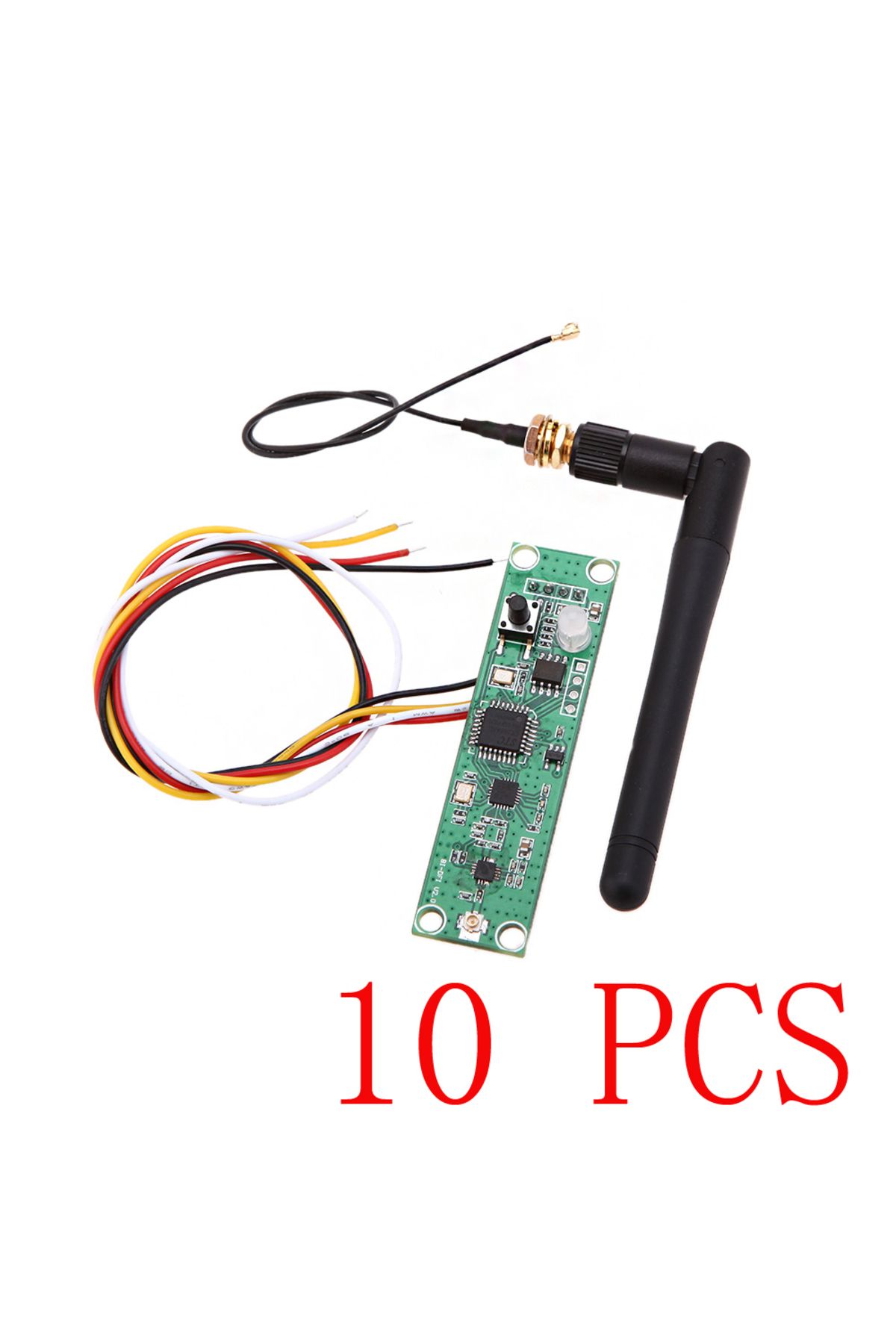 ICERAY-DMX512 PCB 10pc 2.4G ISM DMX Wireless Controller PCB Module 2 in 1 DMX512 Transmitter Receiver For 1