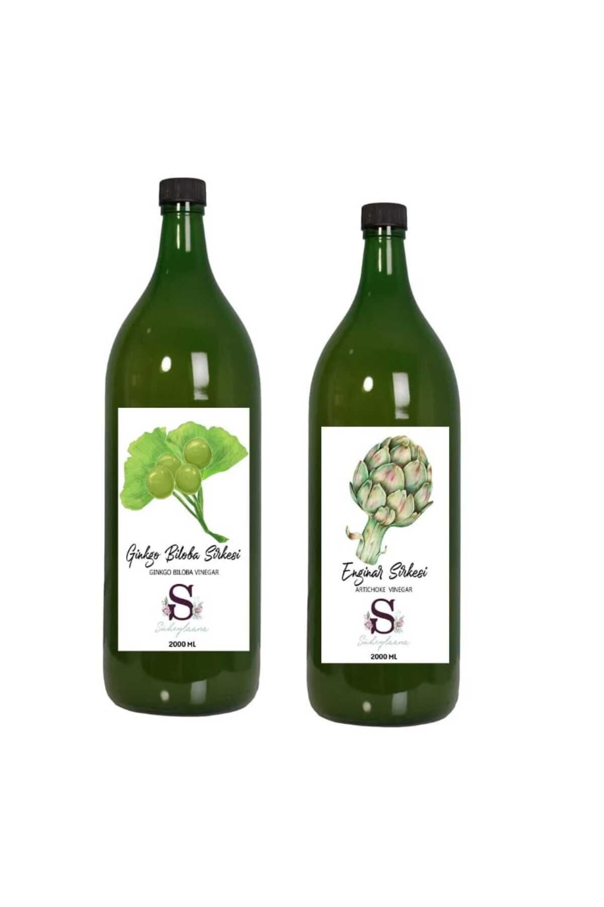 Süheylaana Doğal Ginkgo Biloba Sirkesi 2000 Ml - Doğal Enginar Sirkesi 2000 Ml