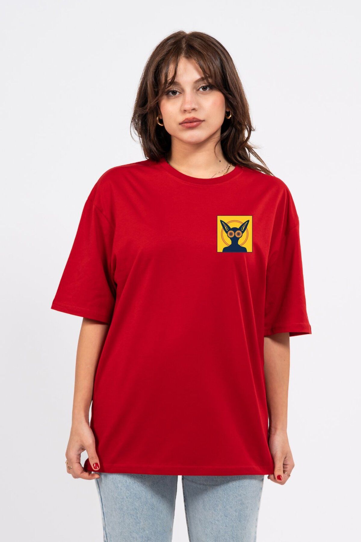 LUMARTA Oversize Darko Baskılı Tshirt