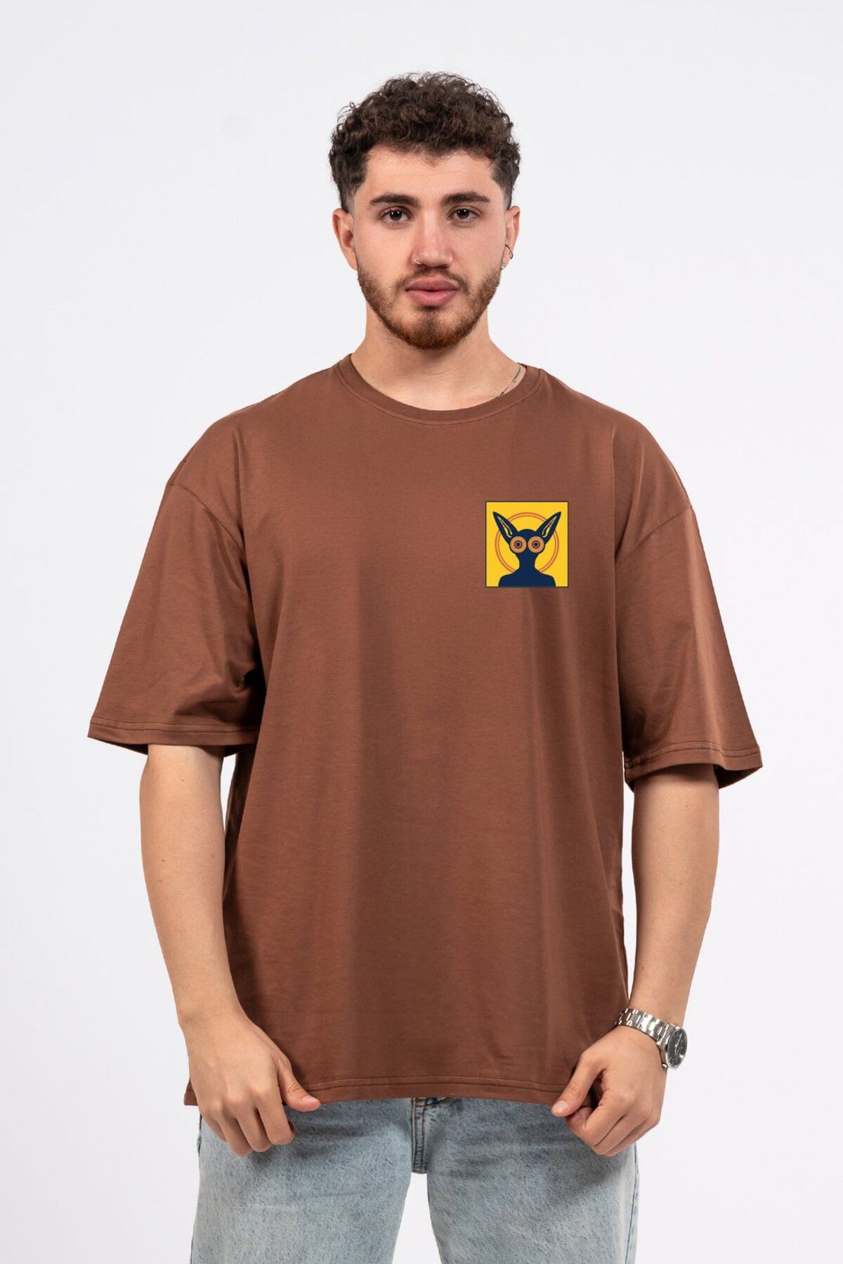 LUMARTA Oversize Darko Baskılı Tshirt