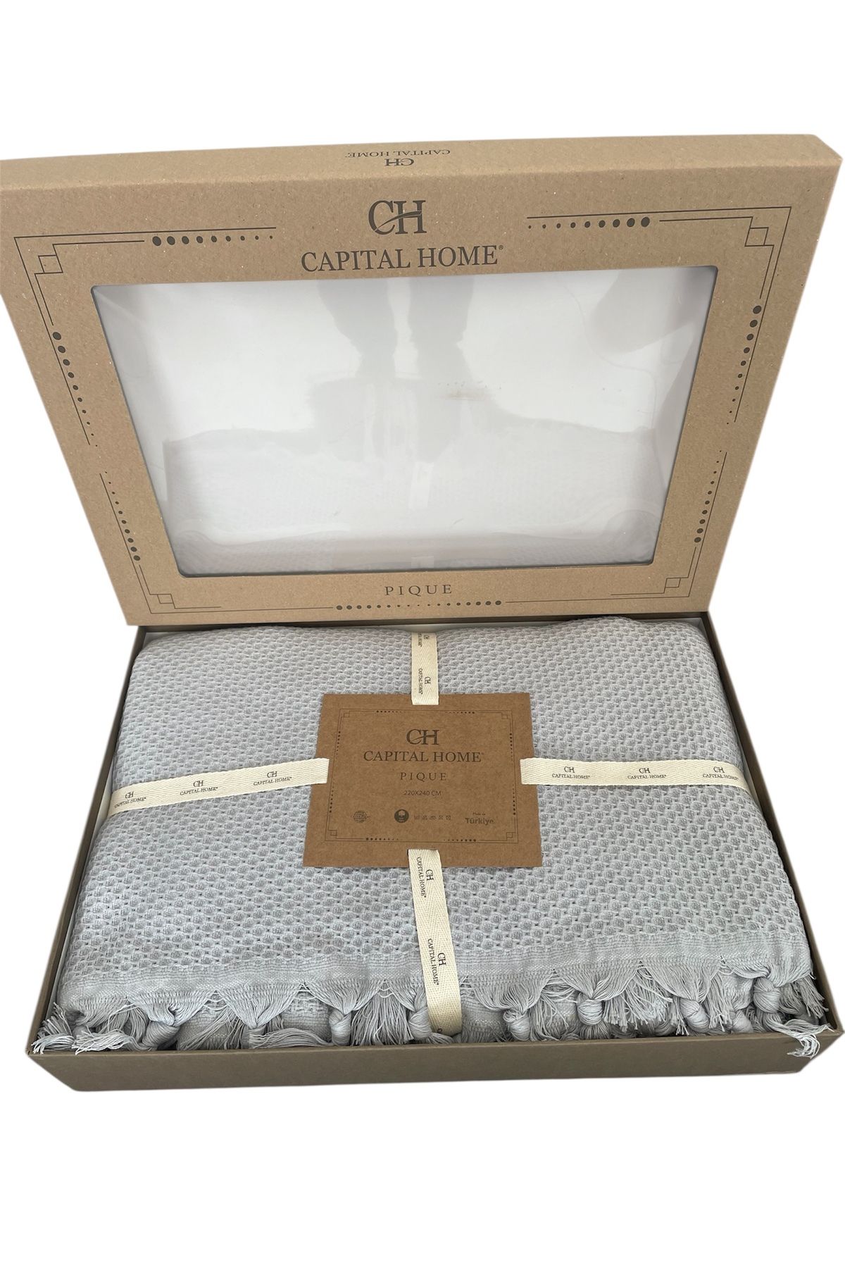 Capital Home Çift Kişilik Pike %100 Pamuklu