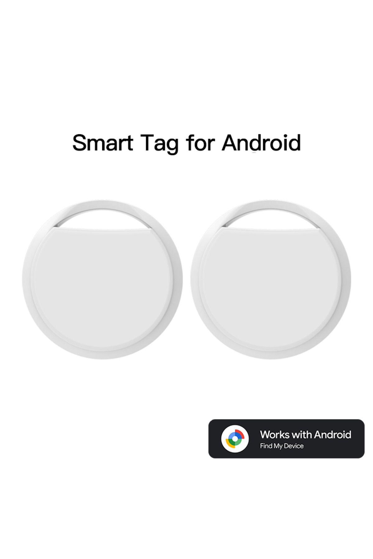 Choice-White-2pcs Bluetooth Gps Tracker For Android Phones Work With Google Find Hub App Key Finder Pet Sma 1