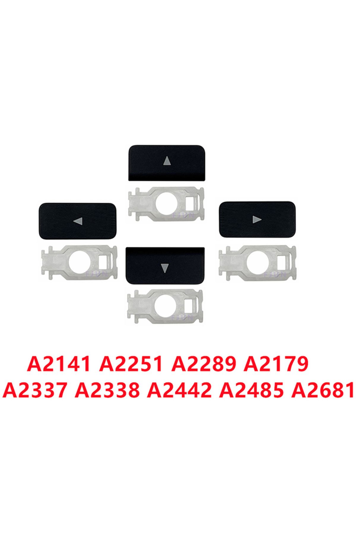 Choice-L R UP Down Sets Replacement Left / Right /UP (Down) Arrow Keycap Hinge for MacBook Pro/Air A2141 A2 6