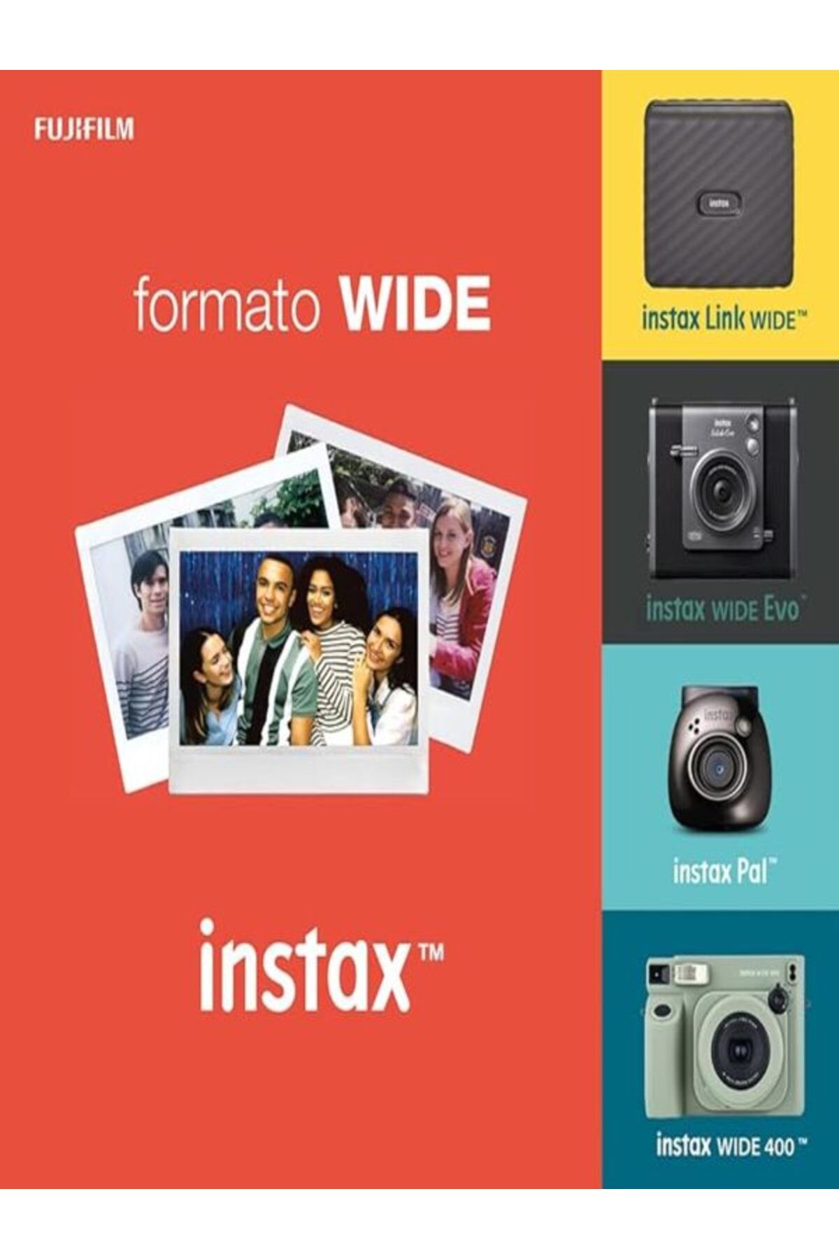 Fujifilm-Fujifilm Instax Wide Instant Films 20 Sheets Pack Compatible with Instax Wide Series Cameras 3