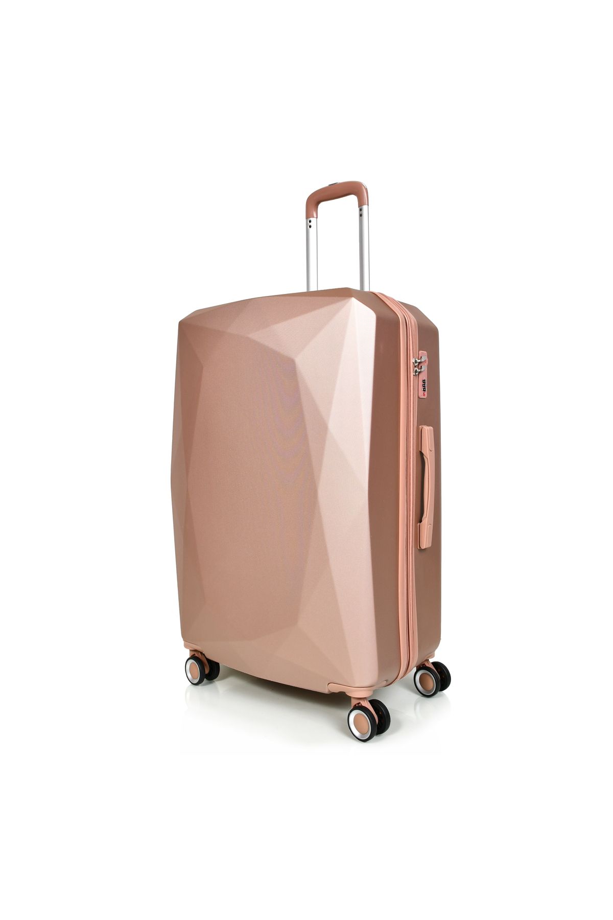 MORANO-Morano 4-Piece Luggage Set Durable and Lightweight Spinner Wheeled Suitcase with Numbered Security Lock 3