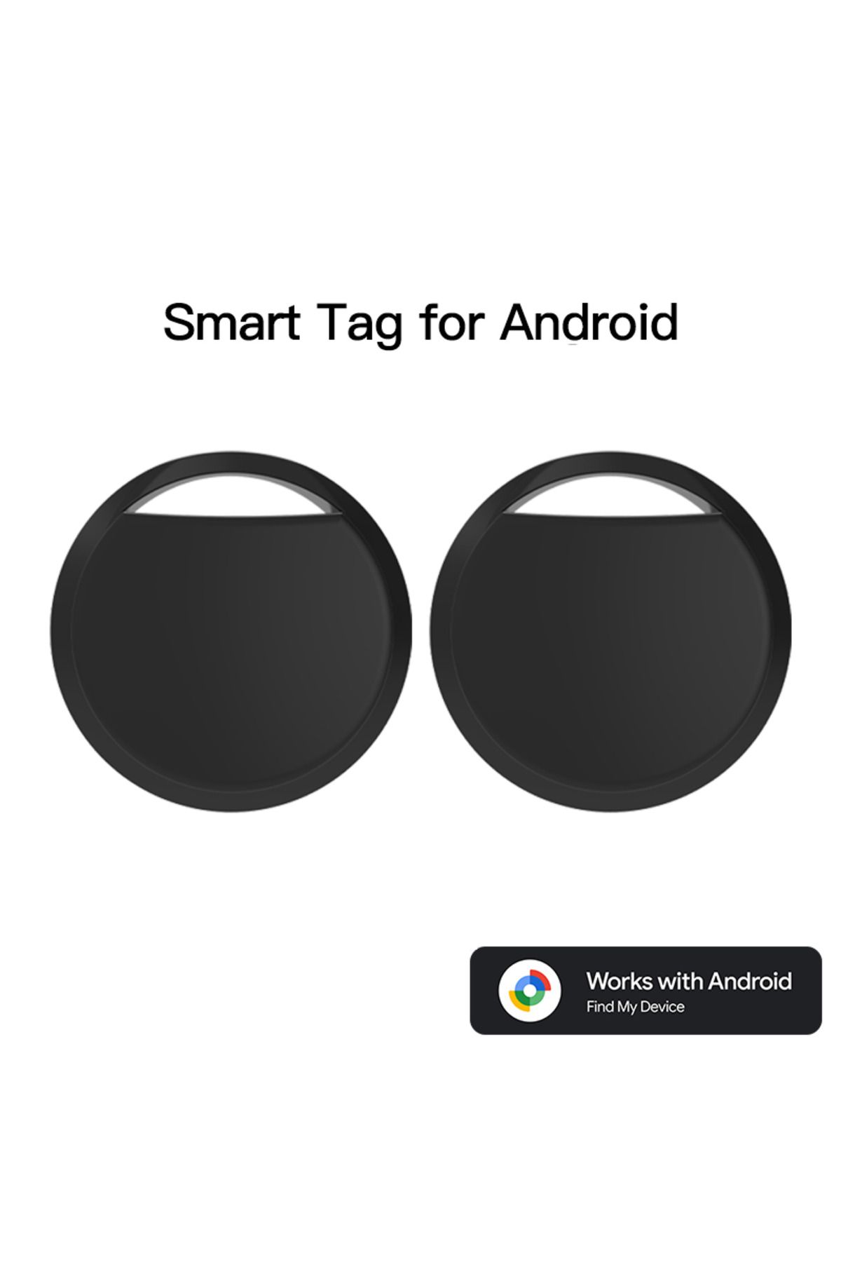 Choice-Black-2pcs Bluetooth Gps Tracker For Android Phones Work With Google Find Hub App Key Finder Pet Sma 1