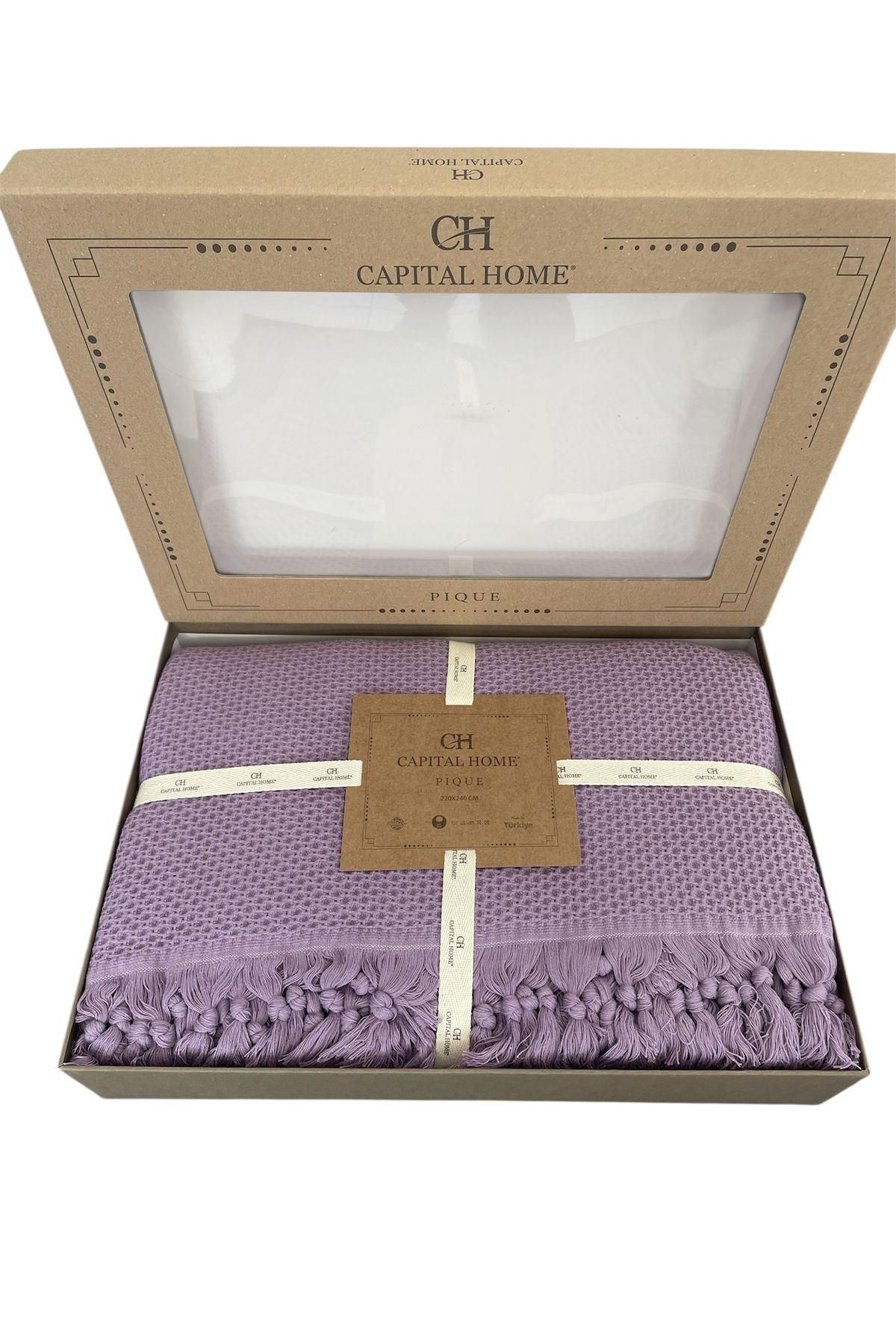 Capital Home Çift Kişilik Pike %100 Pamuklu