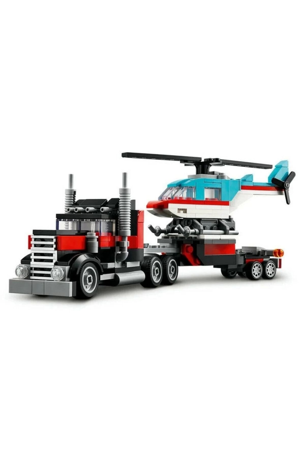 Eng Nessiworld Flatbed Truck with Helikopter