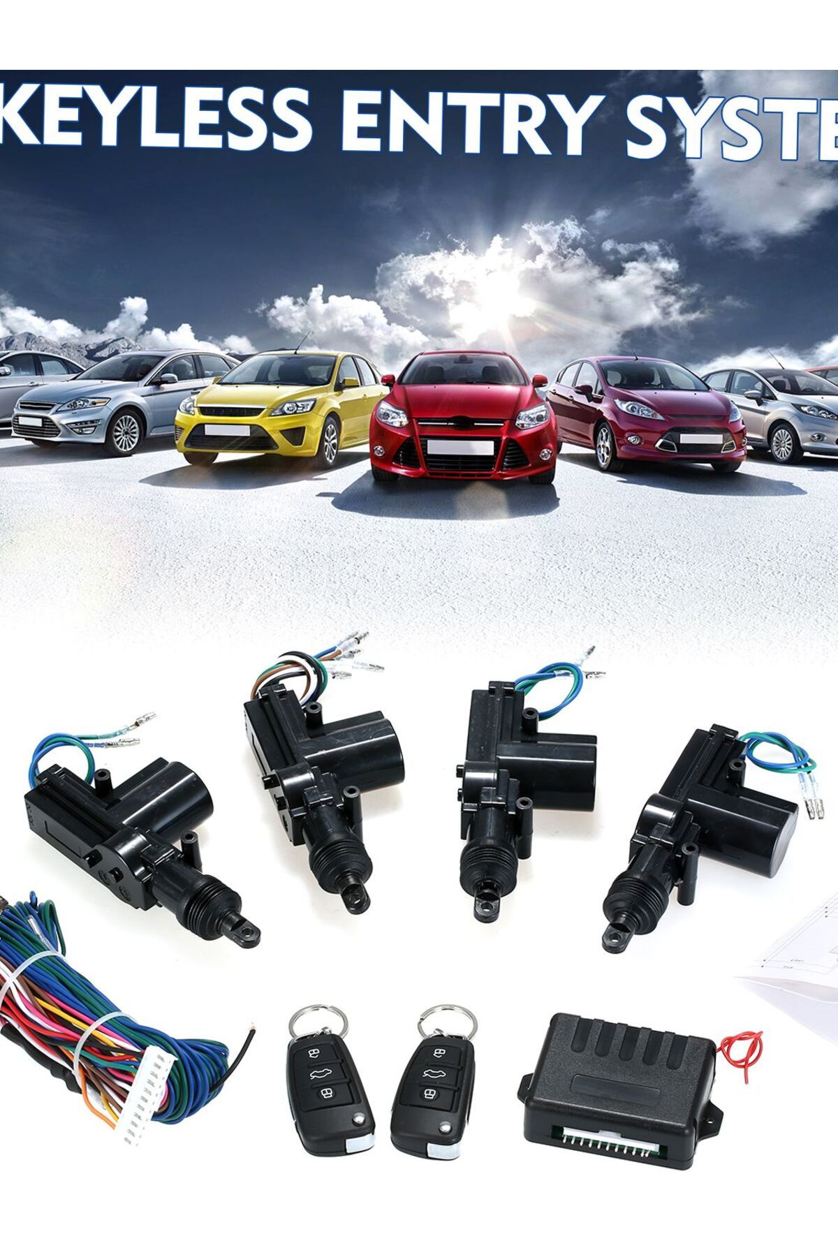 Choice-12V Universal Car Remote Central Kit Locking Keyless Entry System with 2 Remote Control Trunk Pop... 8