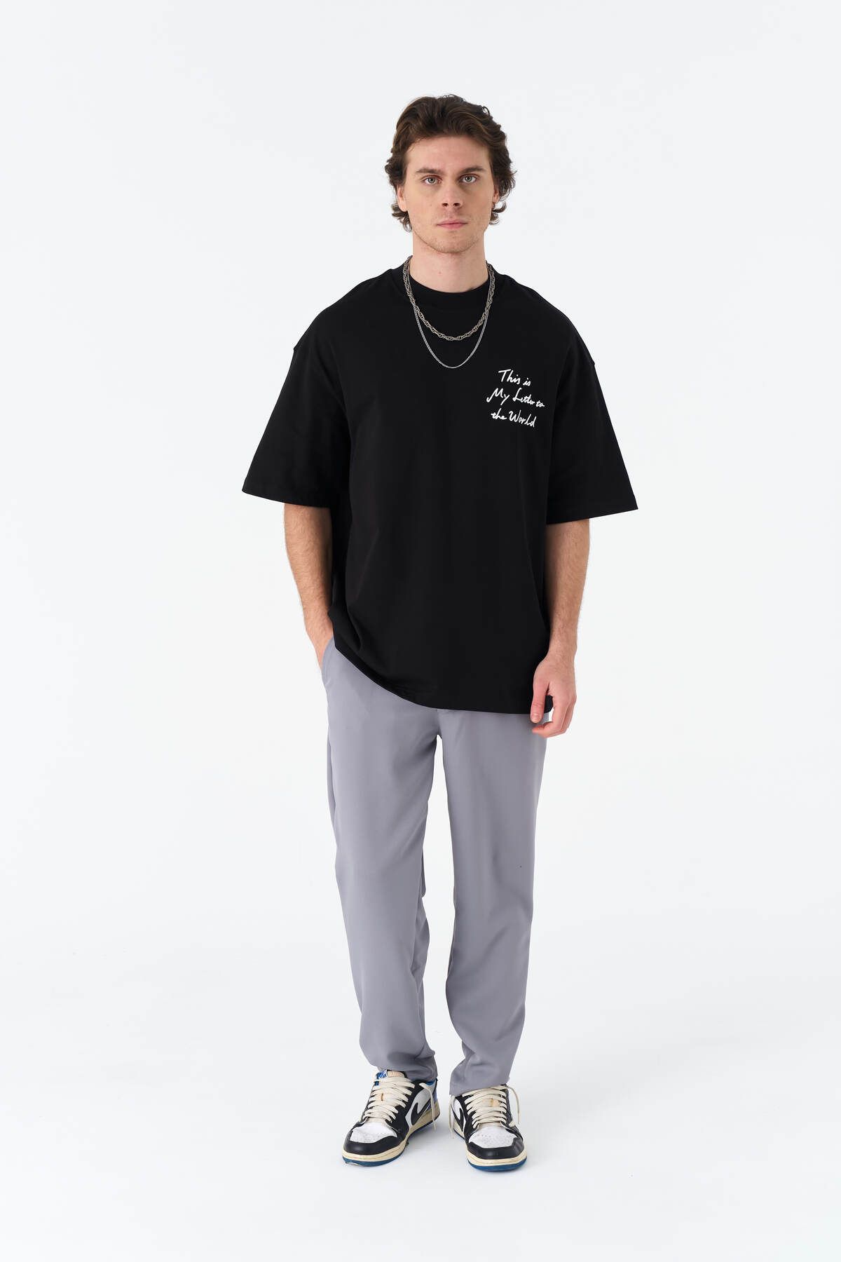 fame-stoned This İn My Lutter To The World Baskılı Unisex %100 Pamuk T-shirt