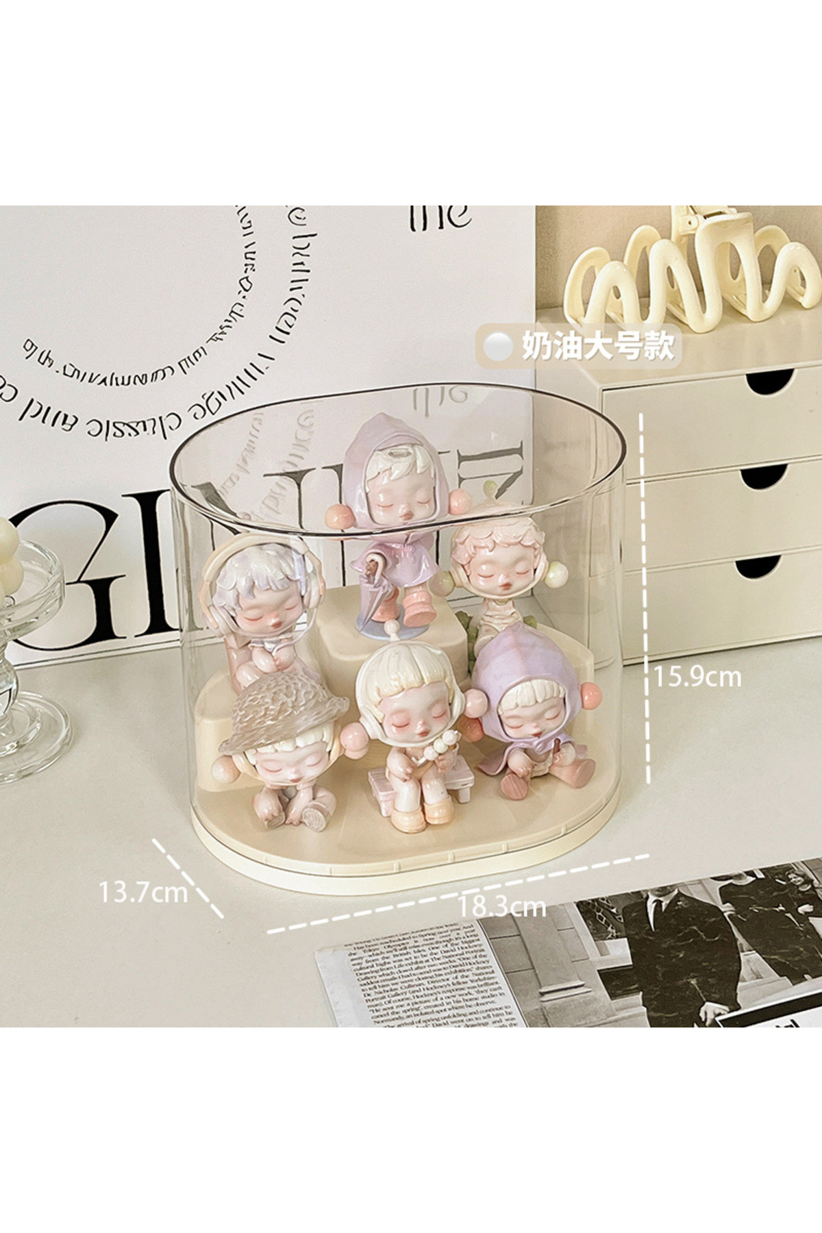 Choice-L Dust-proof Display Box Blind Box Display Rack Storage Transparent LEGO Ornament Handmade Display . 1