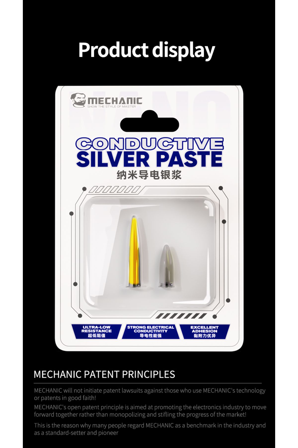 Choice-MECHANIC Nano Conductive Silver Paste NANO20 for iPhone Android Phone Repair Flexible Screen Circ... 6