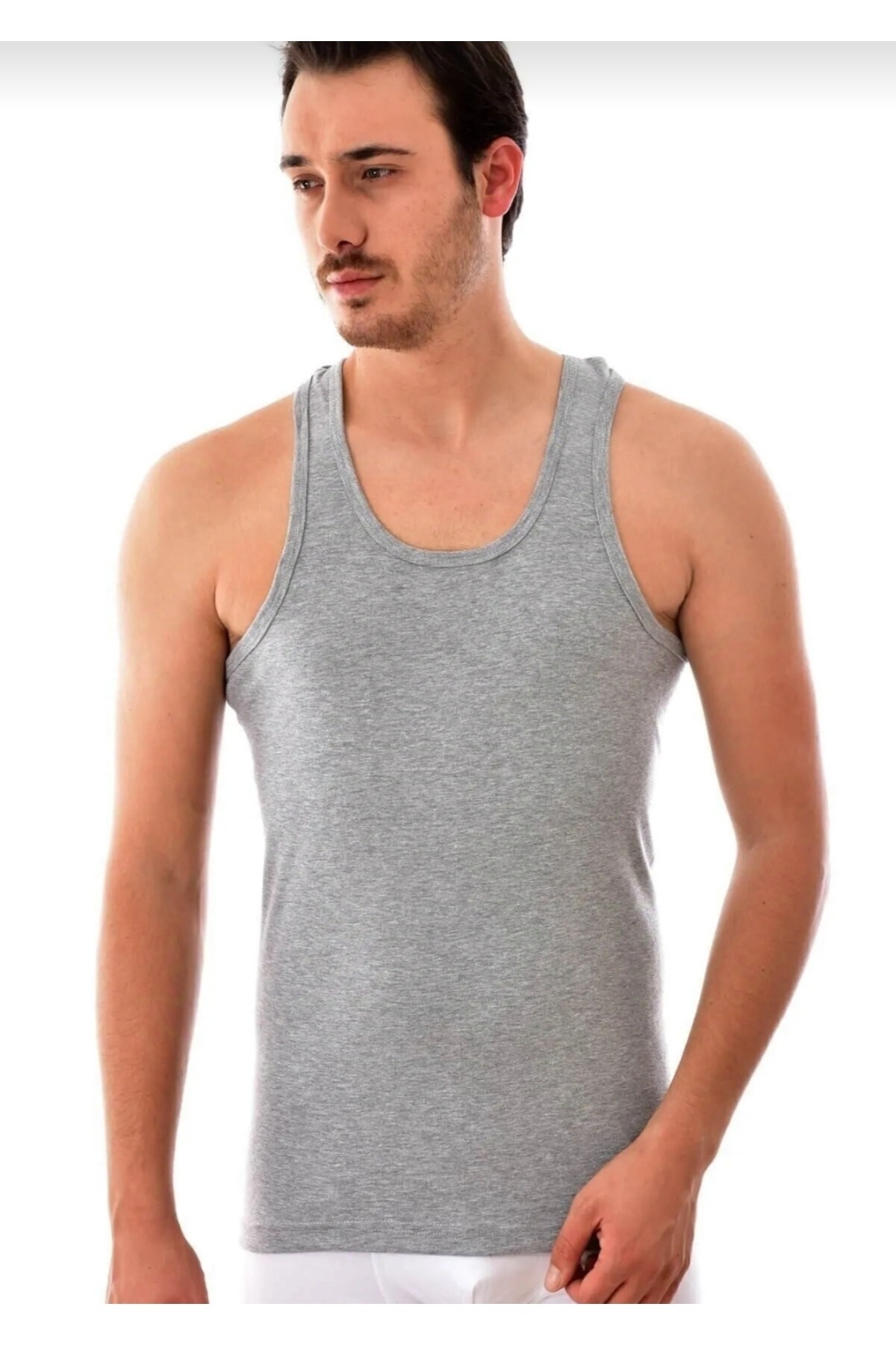 Tutku-Men's Combed Cotton Athlete Classic Athlete Ter0101 Economical Pack of 6 3