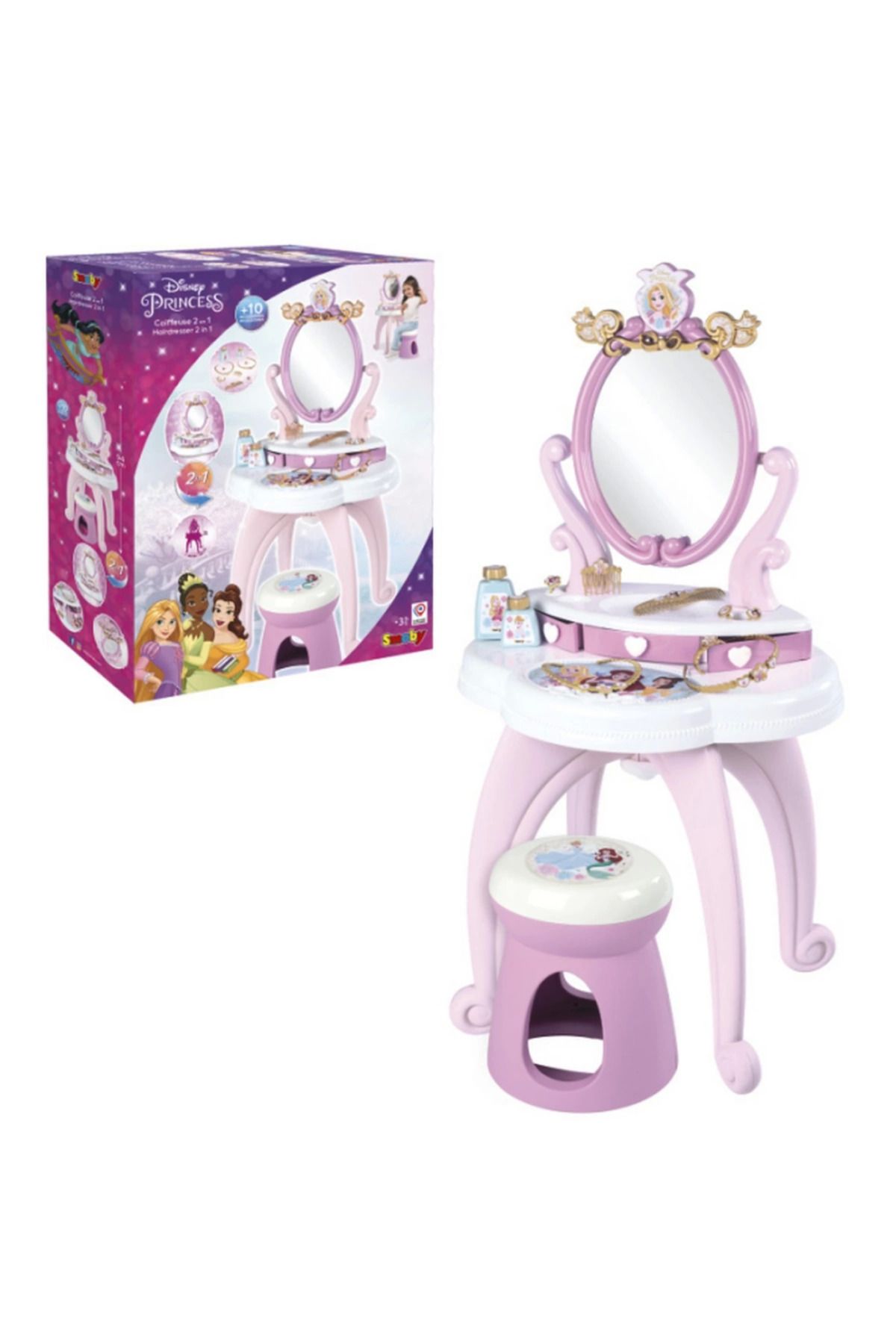 çankaya giyim uğur çankaya Nessiworld Disney Princess 2 in 1 Kuaför Seti