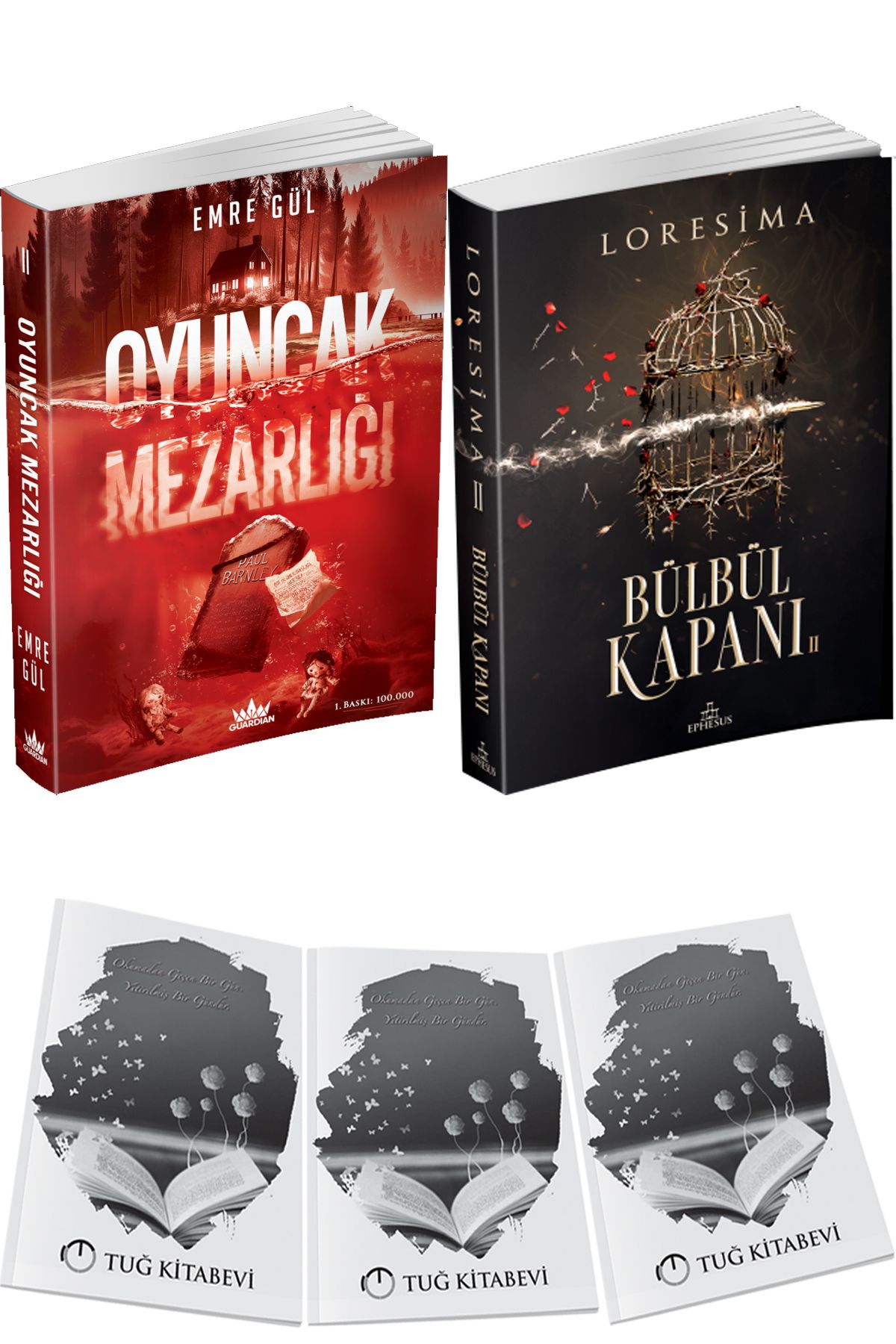 Ephesus Yayınları Oyuncak Mezarlığı Emre Gül ve Bülbül Kapanı 2 + Hediyeli