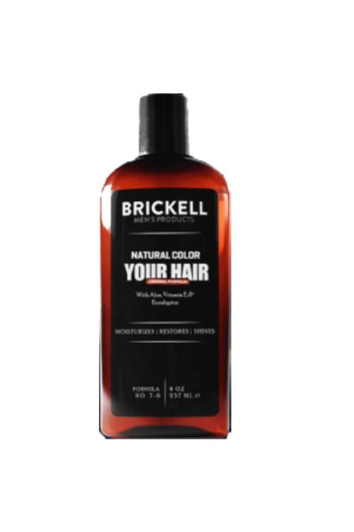 ıvırzıvırr Brickell Erkeklere Için Saç Sakal Beyazlık Giderci Renklendirci Şampuaı 300 ml