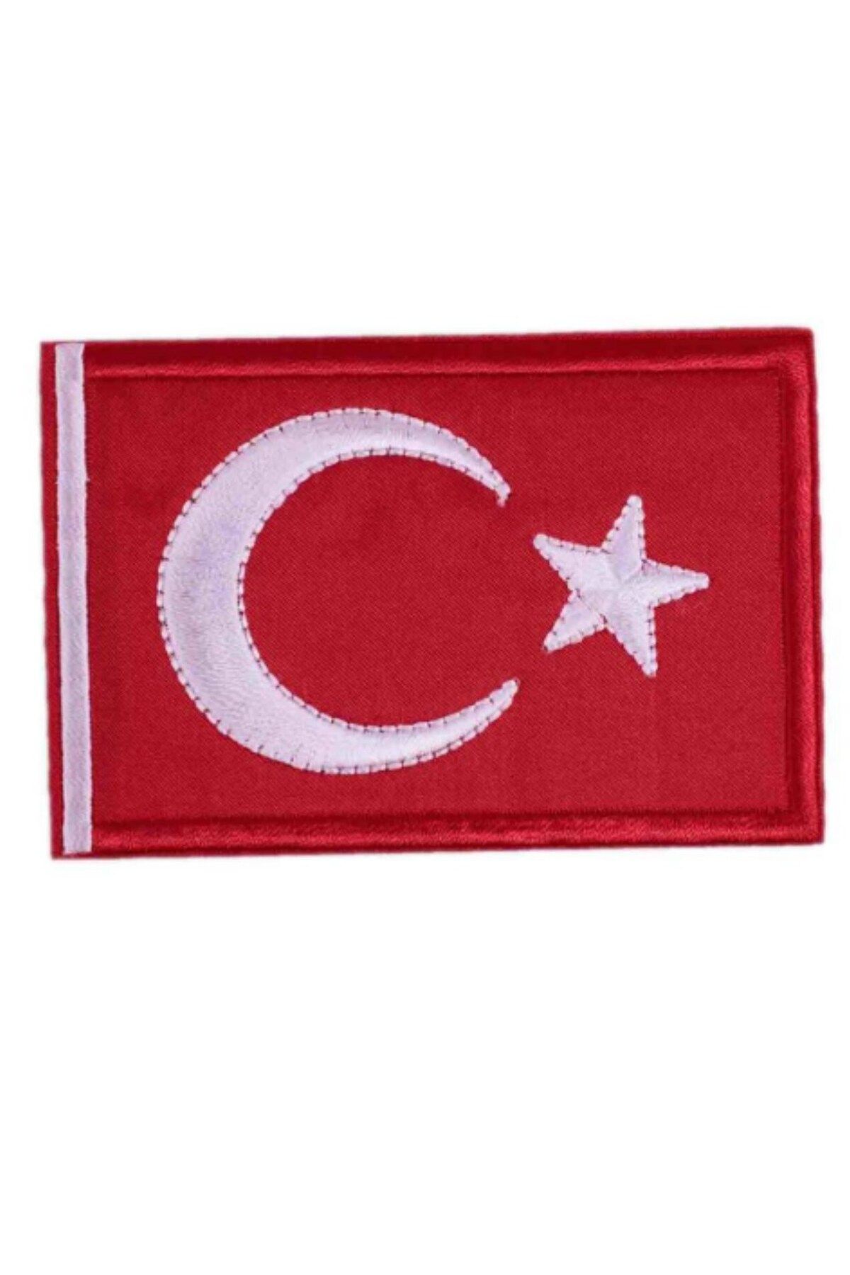 Emperium Aplike Ütü İle Yapışan Türk Bayrağı Dikdörtgen Arma 6x4 cm