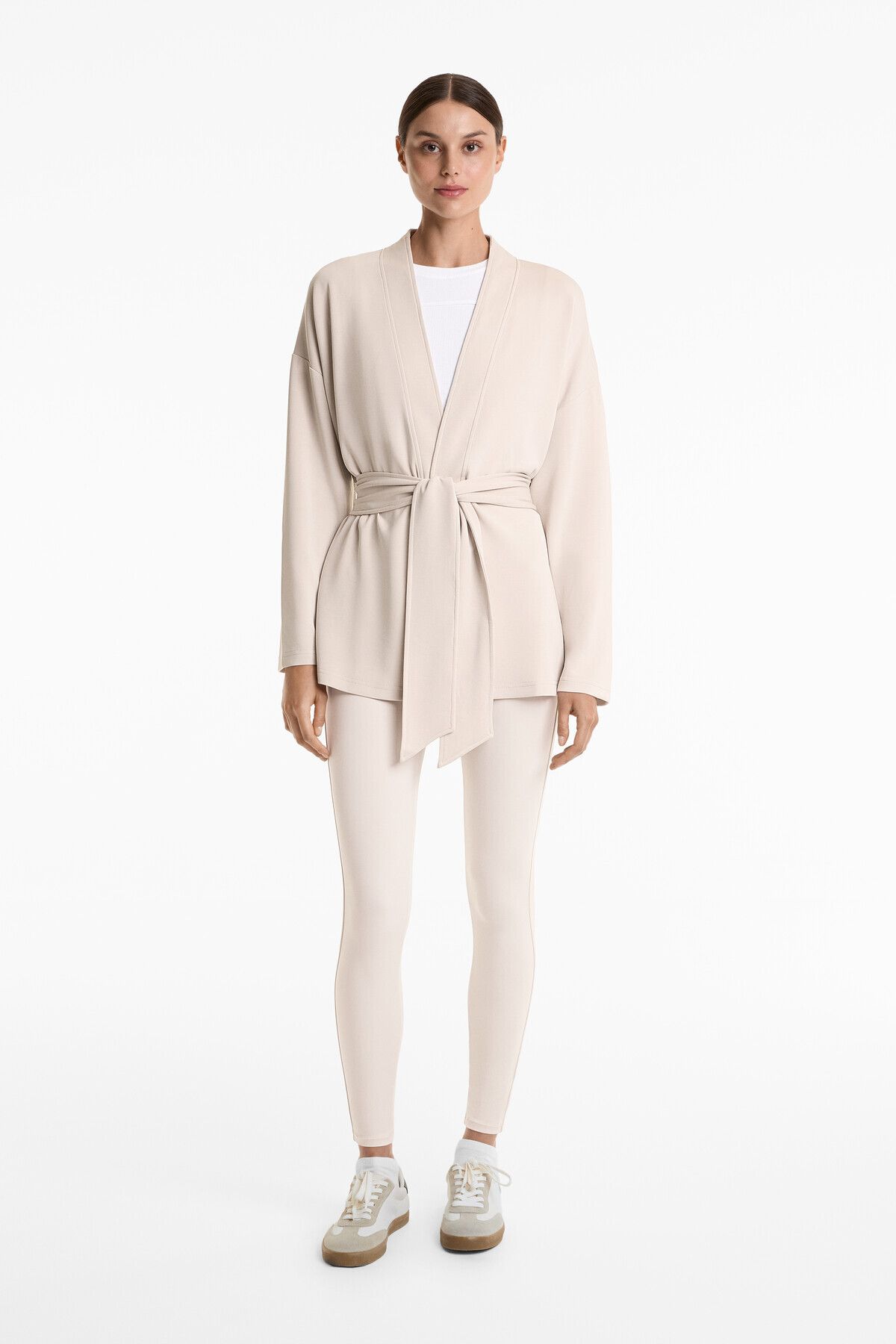 Oysho-Long Soft Touch kimono jacket with modal 4